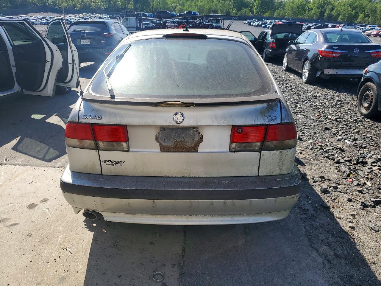 2002 Saab 9-3 Se Серебряный vin: YS3DF58K322001193
