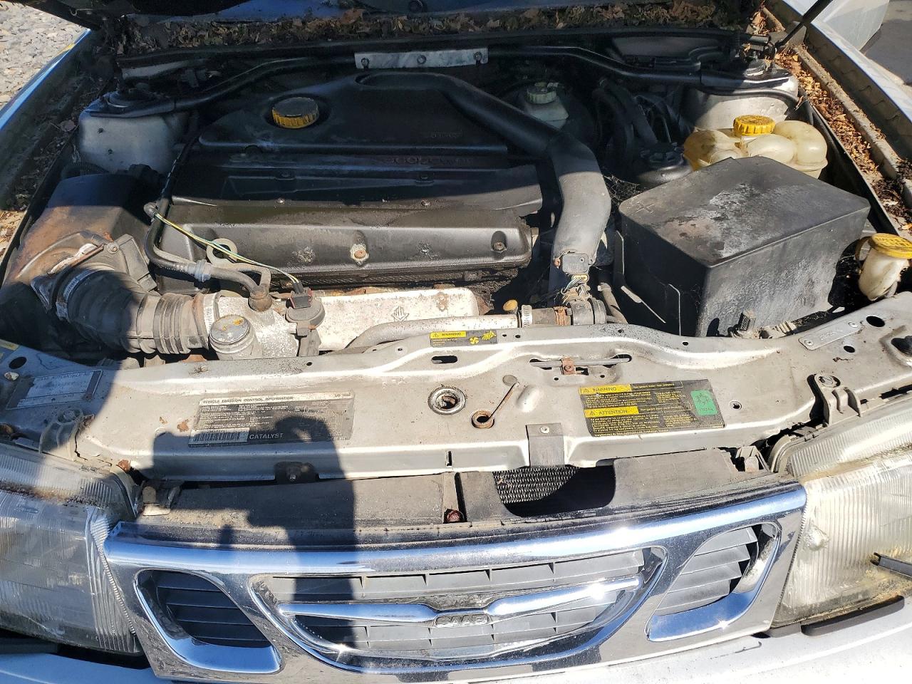 2002 Saab 9-3 Se Серебряный vin: YS3DF58K322001193