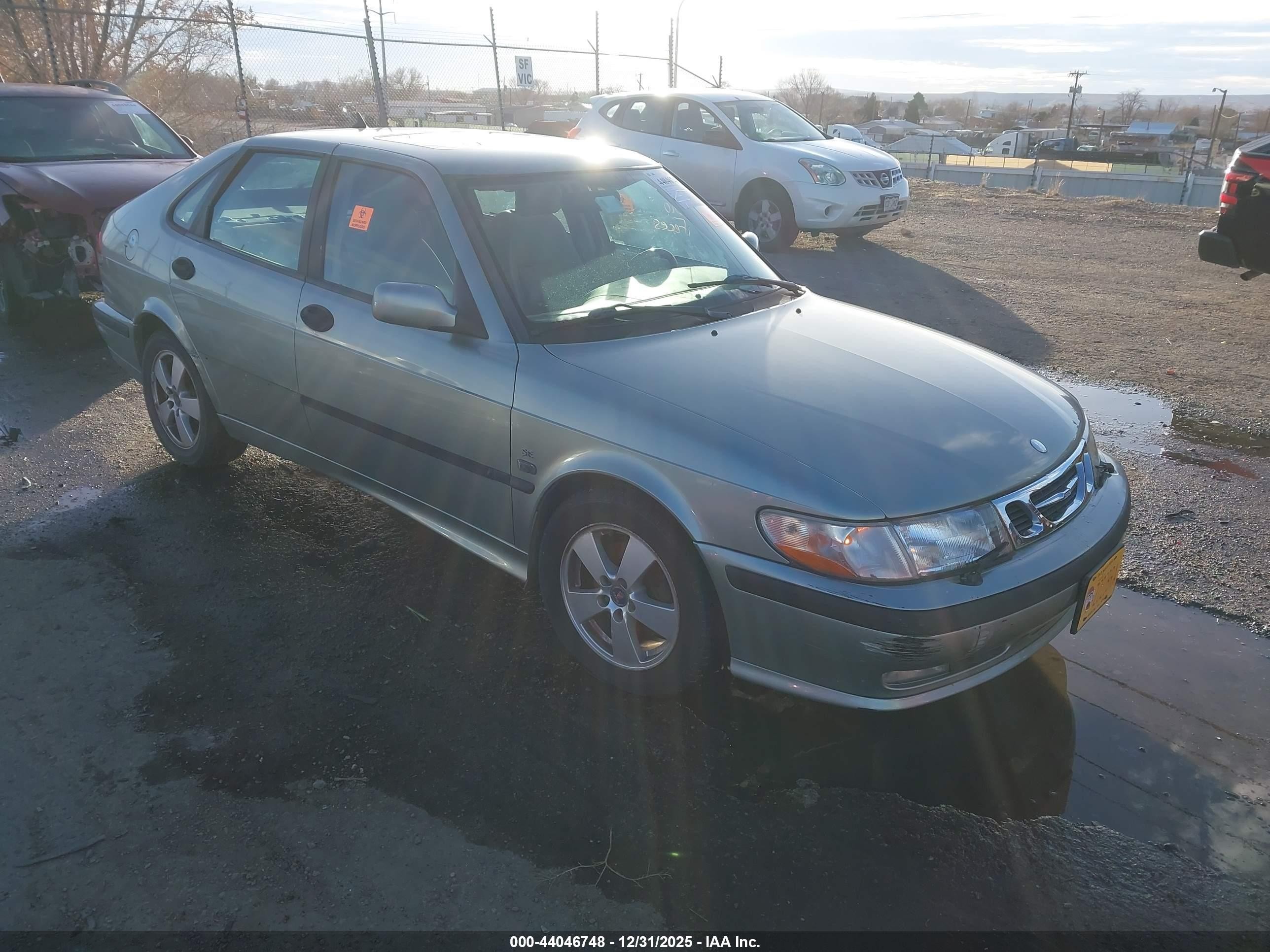 2002 Saab 9-3 Se Зеленый vin: YS3DF58K322029253