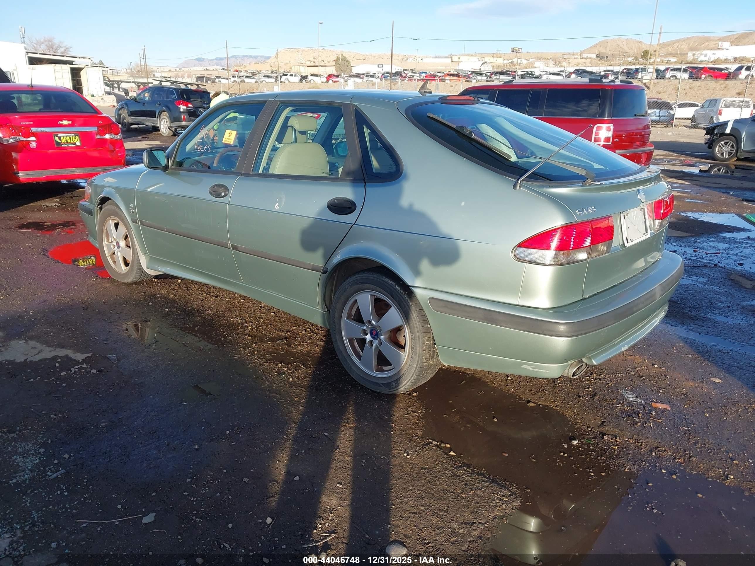 2002 Saab 9-3 Se Green vin: YS3DF58K322029253