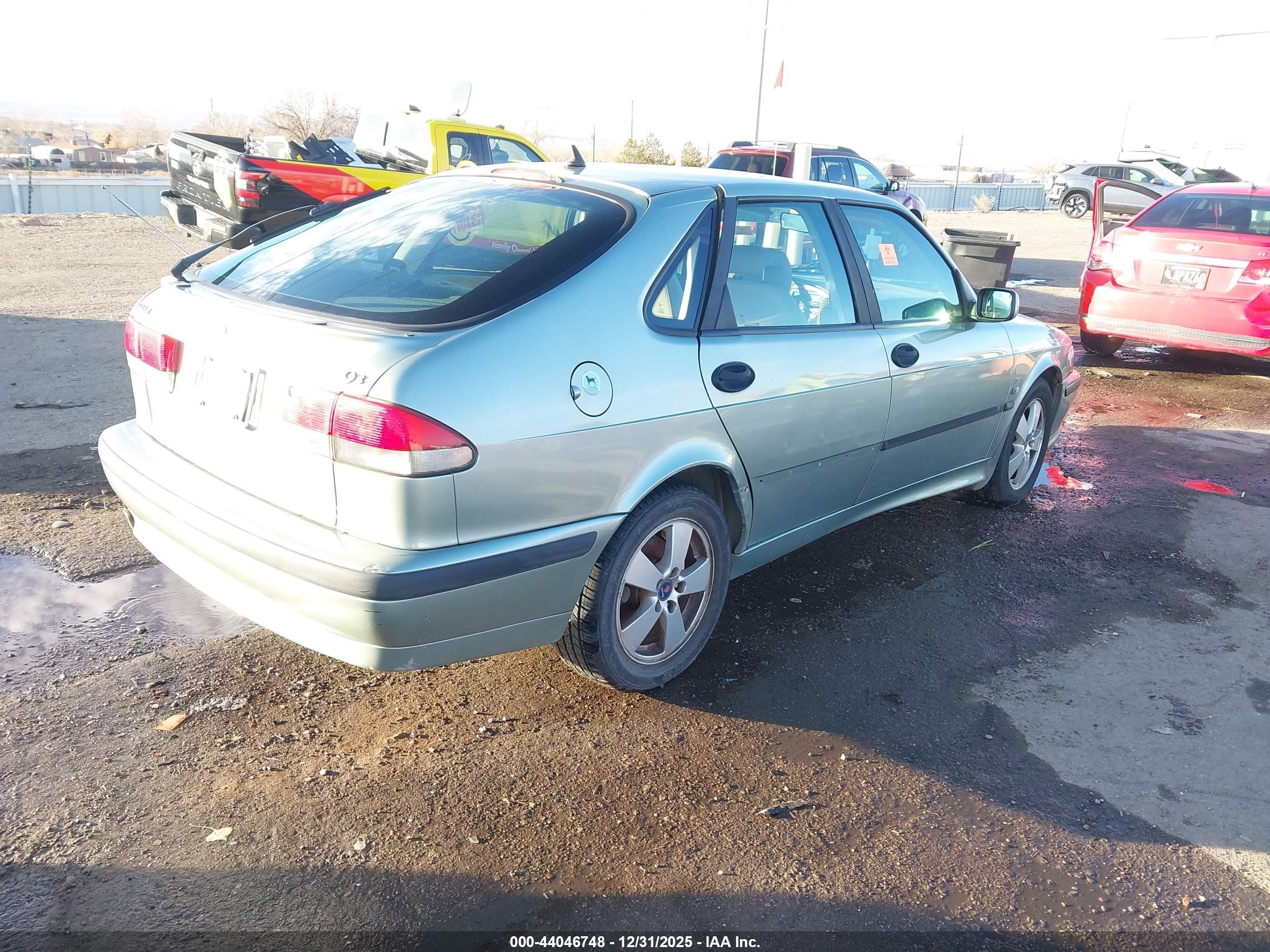 2002 Saab 9-3 Se Green vin: YS3DF58K322029253