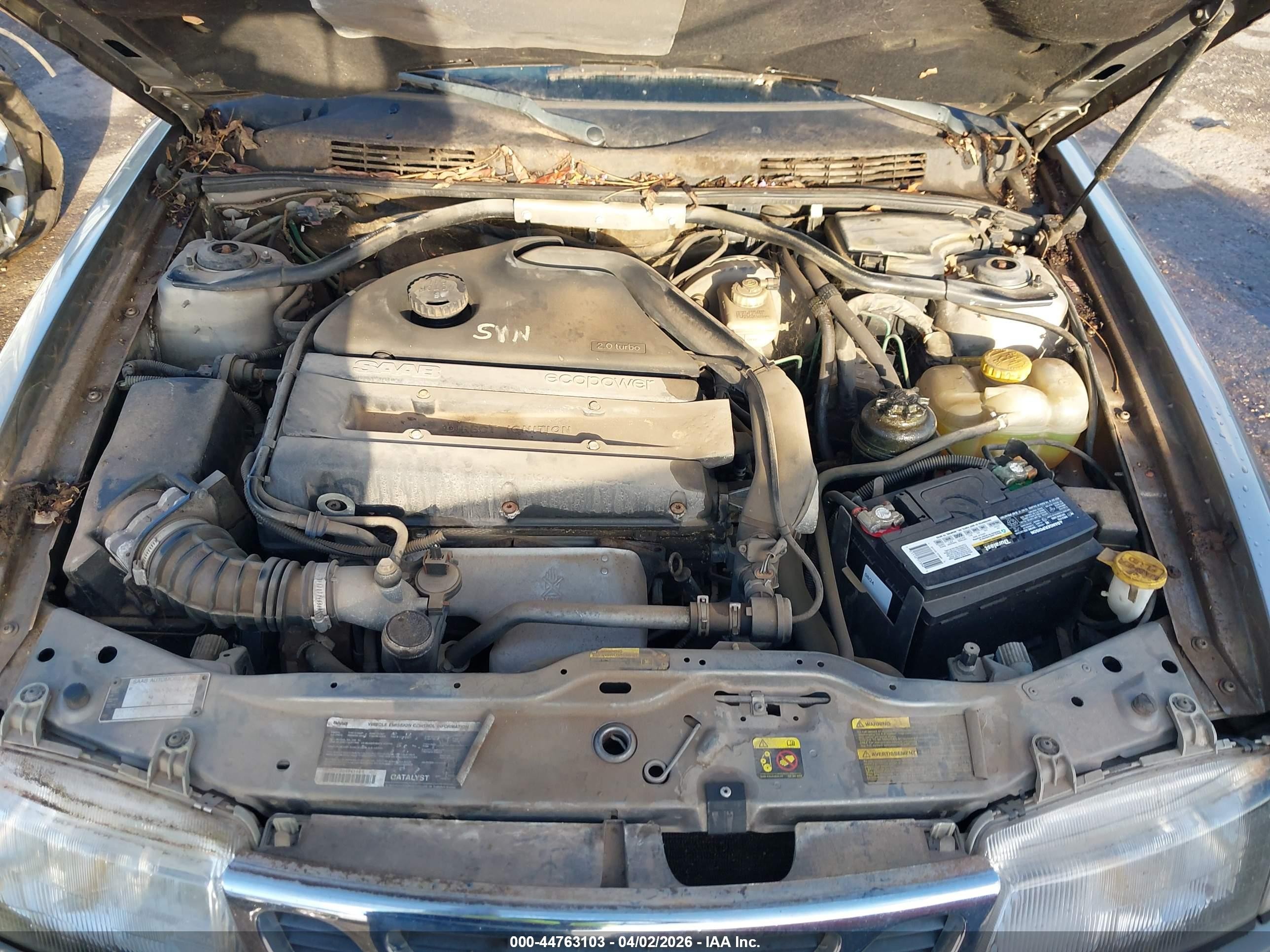 2002 Saab 9-3 Se Silver vin: YS3DF58K522015791