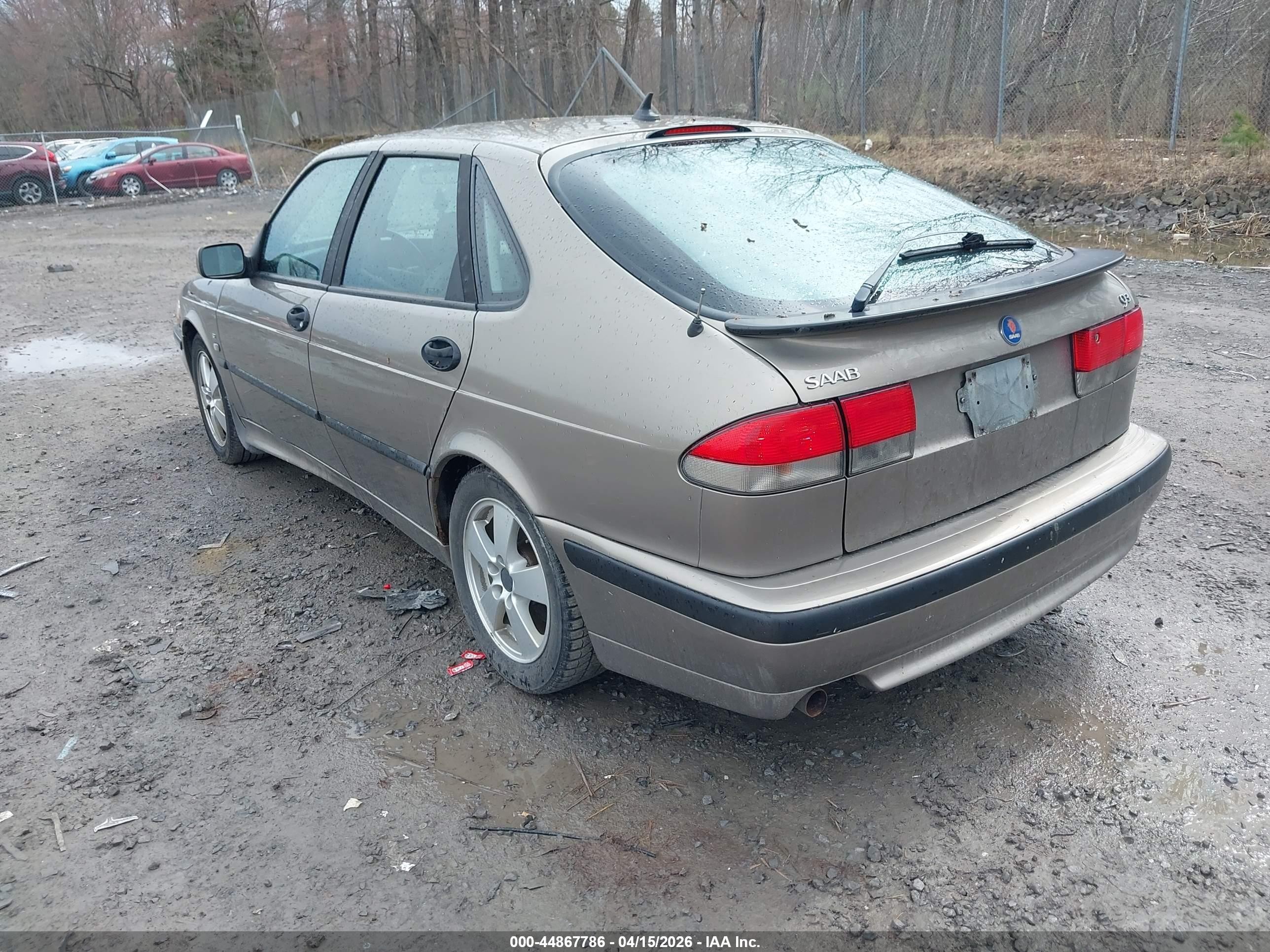 2002 Saab 9-3 Se Brown vin: YS3DF58KX22009338