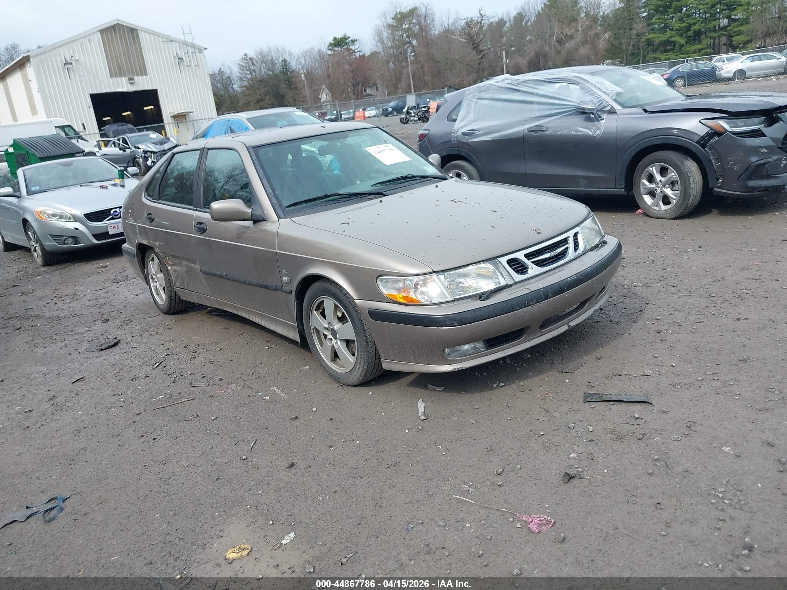 2002 Saab 9-3 Se Brown vin: YS3DF58KX22009338