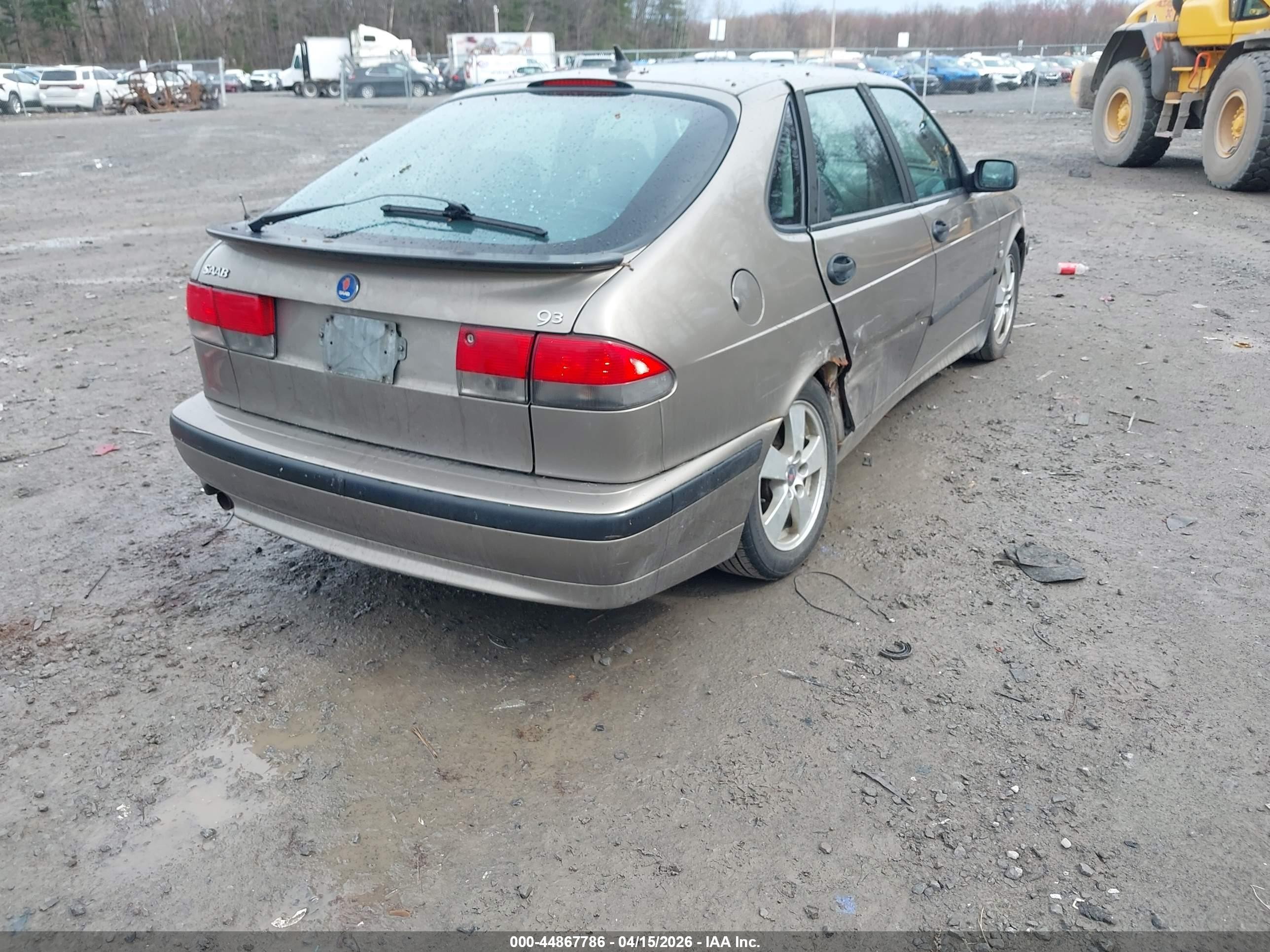 2002 Saab 9-3 Se Brown vin: YS3DF58KX22009338