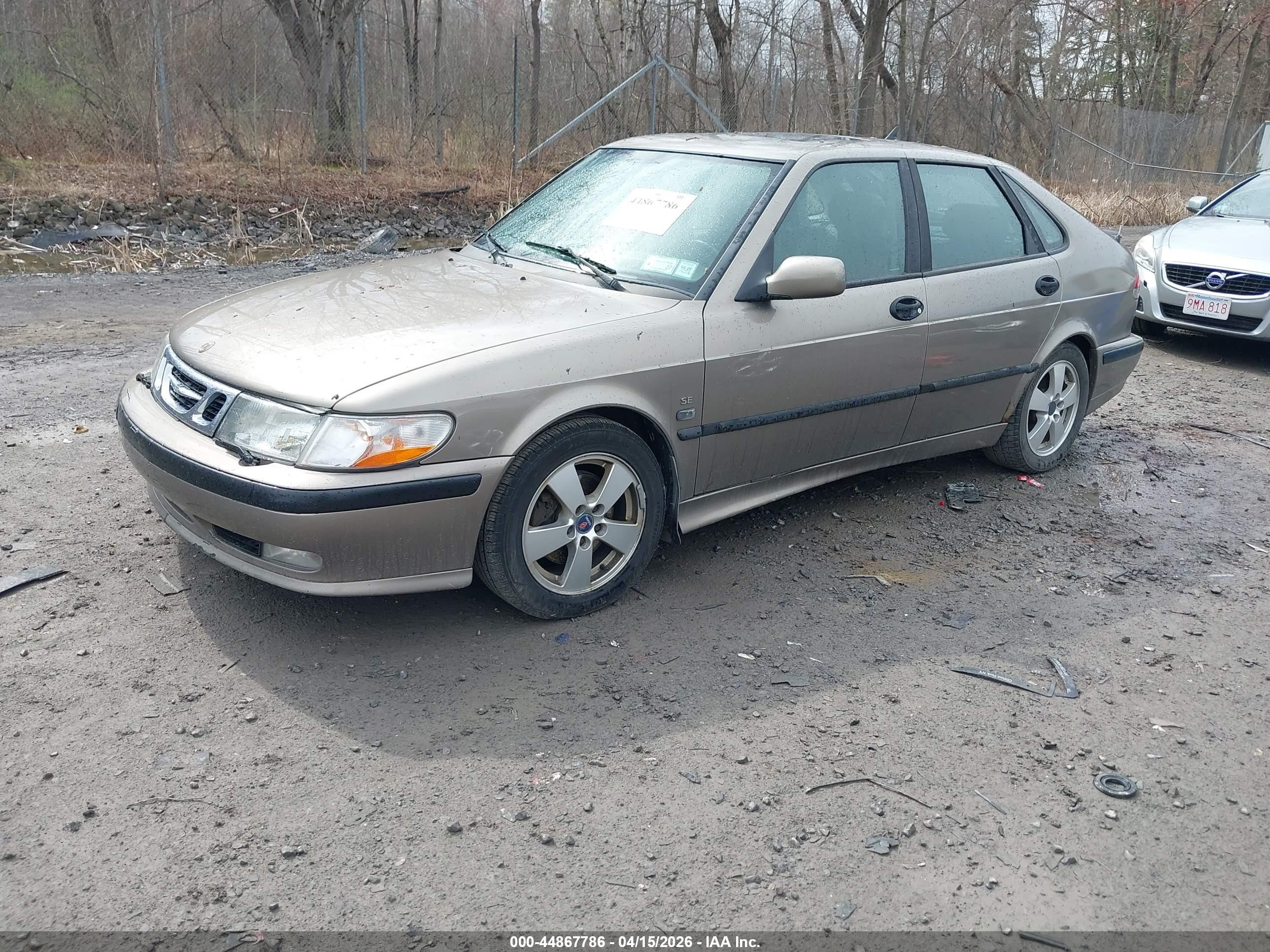 2002 Saab 9-3 Se Brown vin: YS3DF58KX22009338