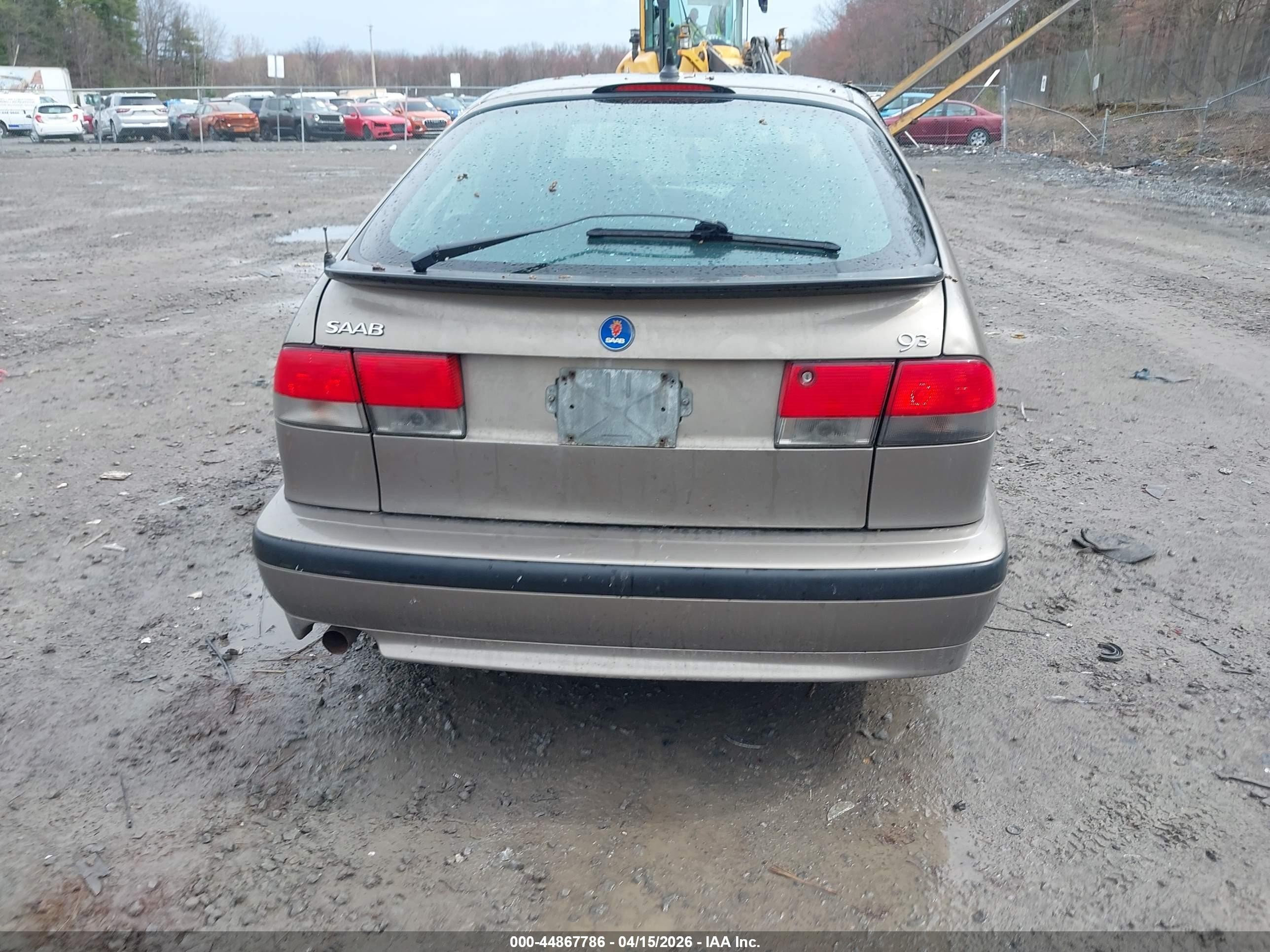 2002 Saab 9-3 Se Brown vin: YS3DF58KX22009338