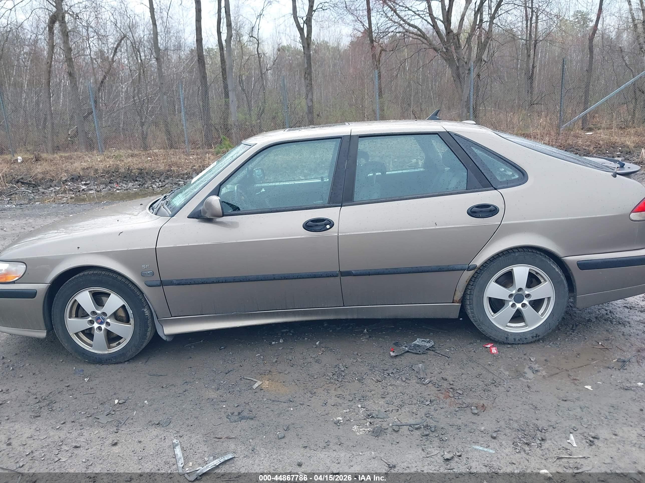 2002 Saab 9-3 Se Brown vin: YS3DF58KX22009338