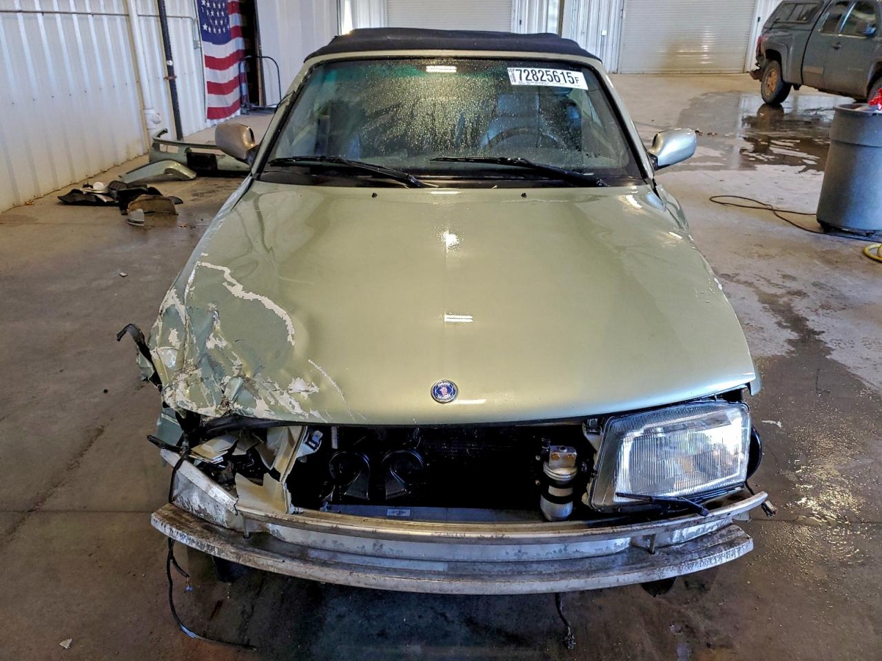 2002 Saab 9-3 Se Green vin: YS3DF75K127016651