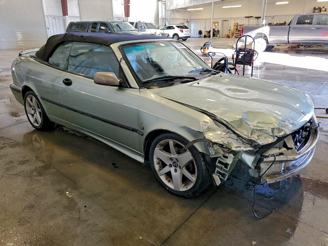 2002 Saab 9-3 Se Green vin: YS3DF75K127016651