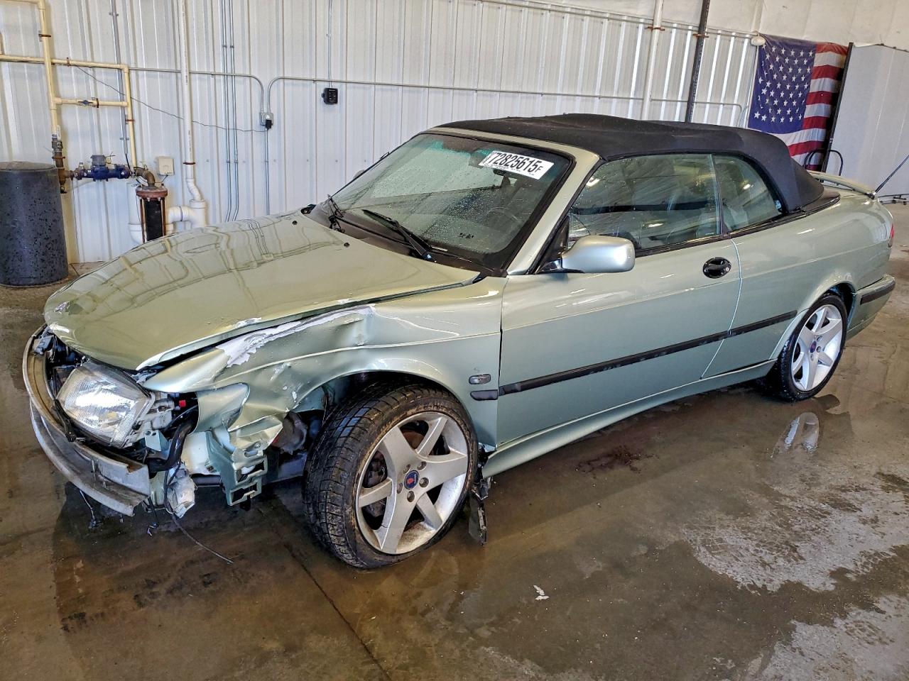 2002 Saab 9-3 Se Green vin: YS3DF75K127016651