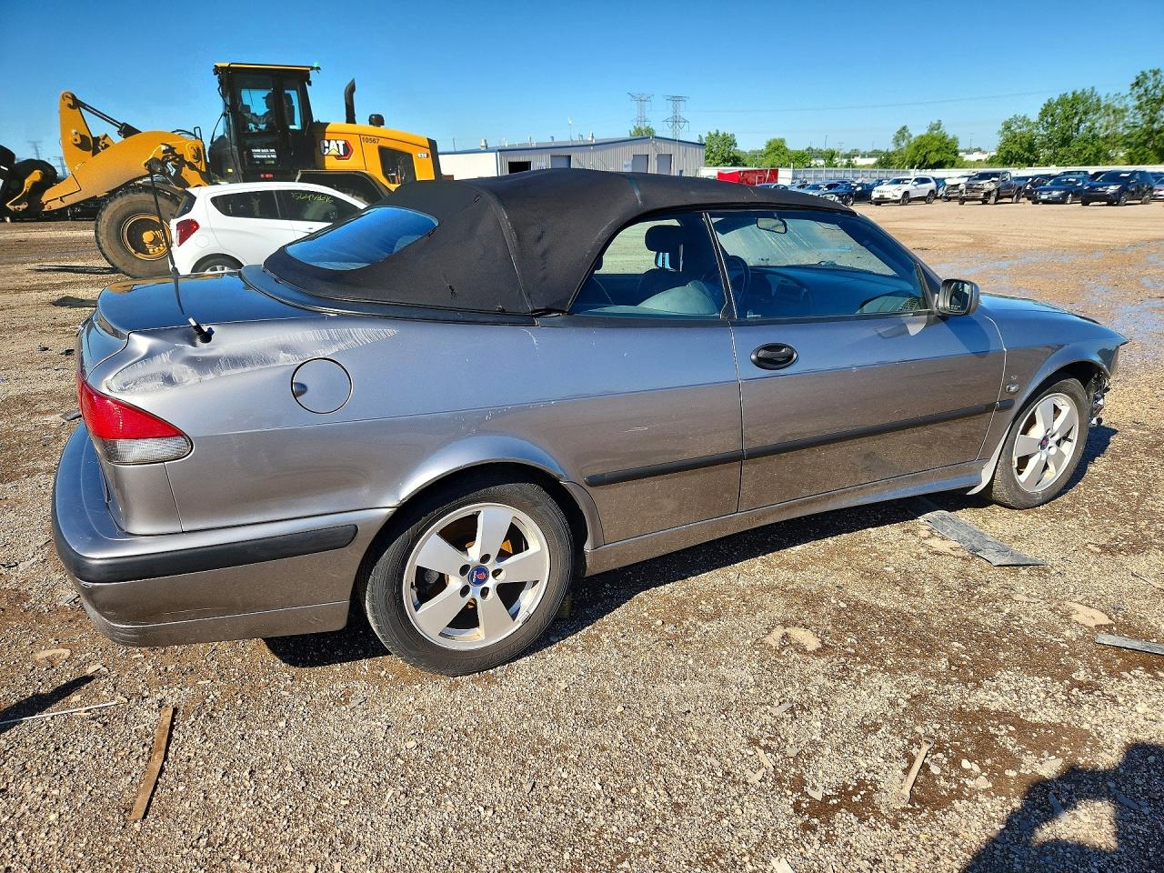 2002 Saab 9-3 Se Серый vin: YS3DF75K327013671