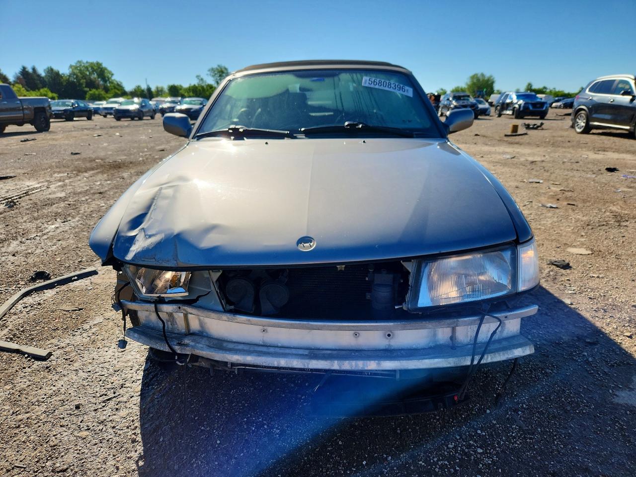 2002 Saab 9-3 Se Серый vin: YS3DF75K327013671