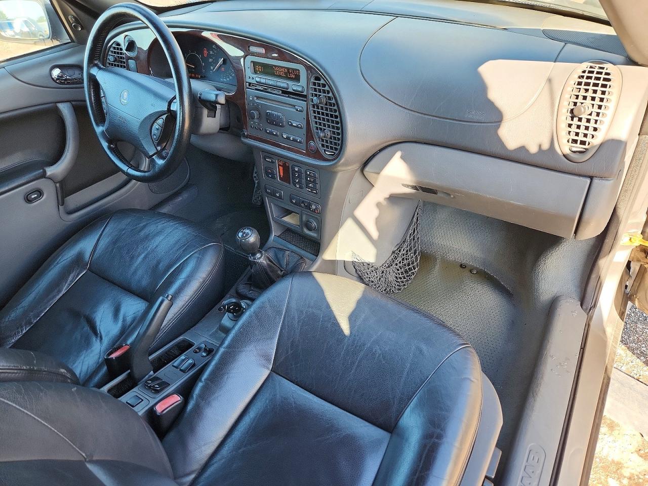 2002 Saab 9-3 Se Серый vin: YS3DF75K327013671