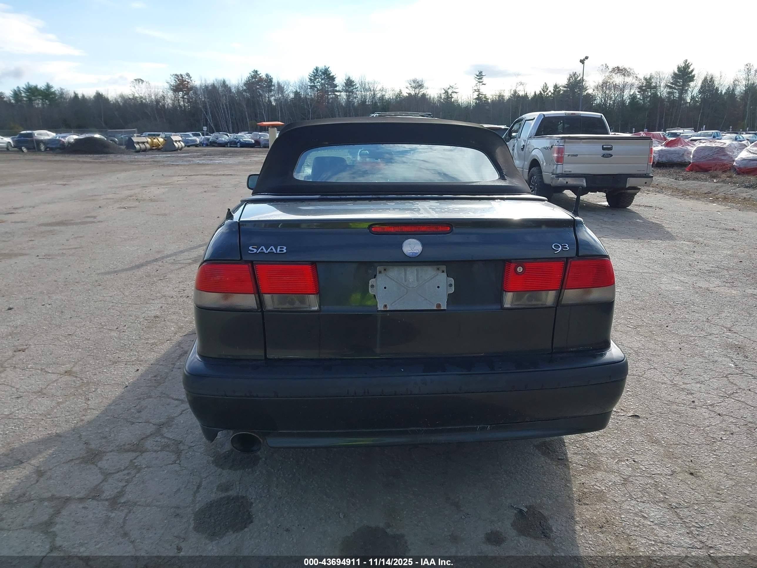 2003 Saab 9-3 Se Black vin: YS3DF75K337004860
