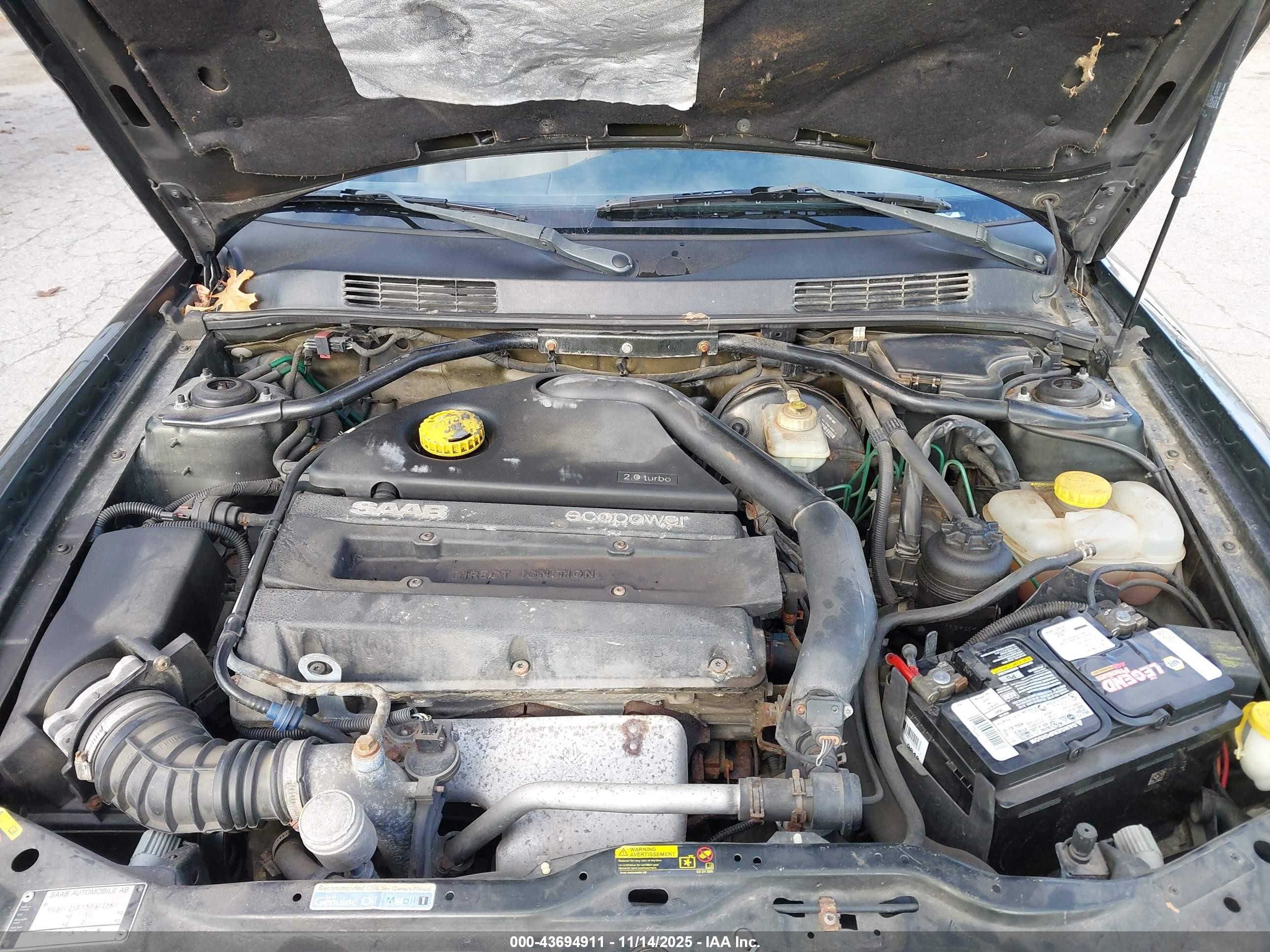 2003 Saab 9-3 Se Black vin: YS3DF75K337004860