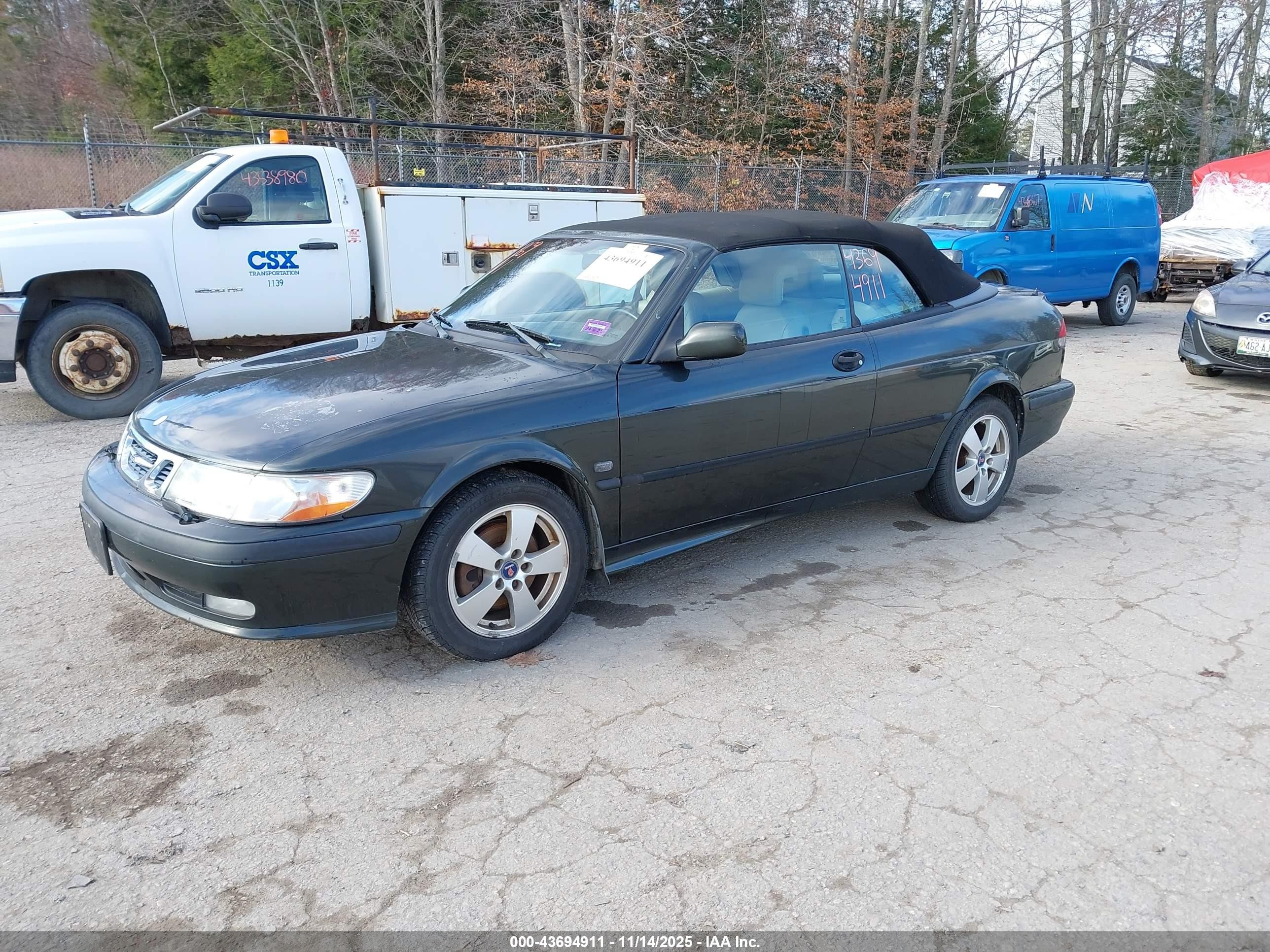 2003 Saab 9-3 Se Black vin: YS3DF75K337004860