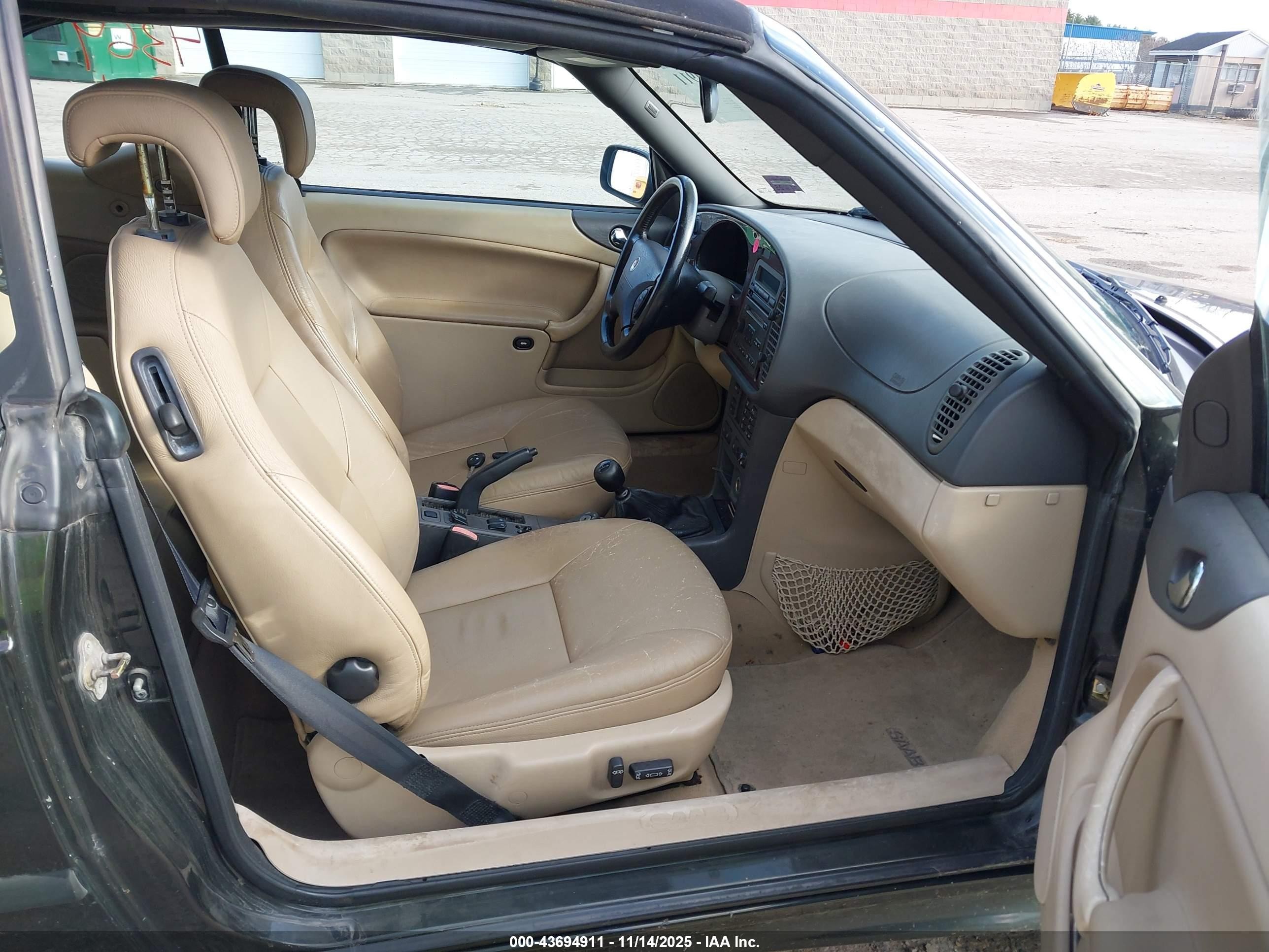 2003 Saab 9-3 Se Black vin: YS3DF75K337004860