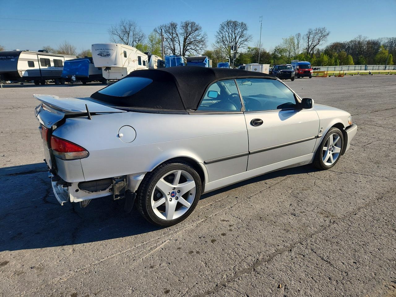 2003 Saab 9-3 Se Silver vin: YS3DF75K537012992