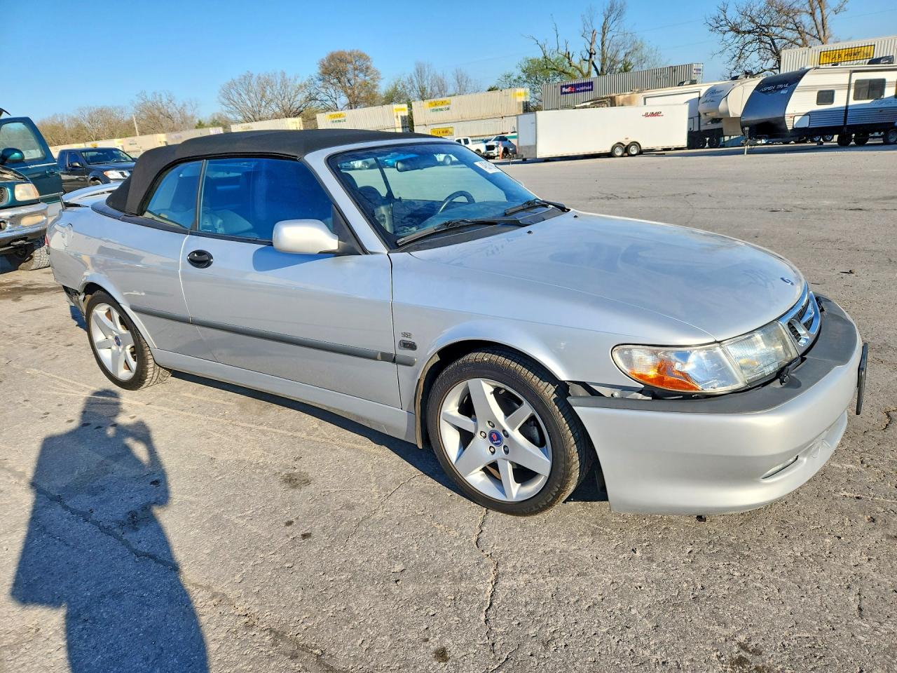 2003 Saab 9-3 Se Silver vin: YS3DF75K537012992