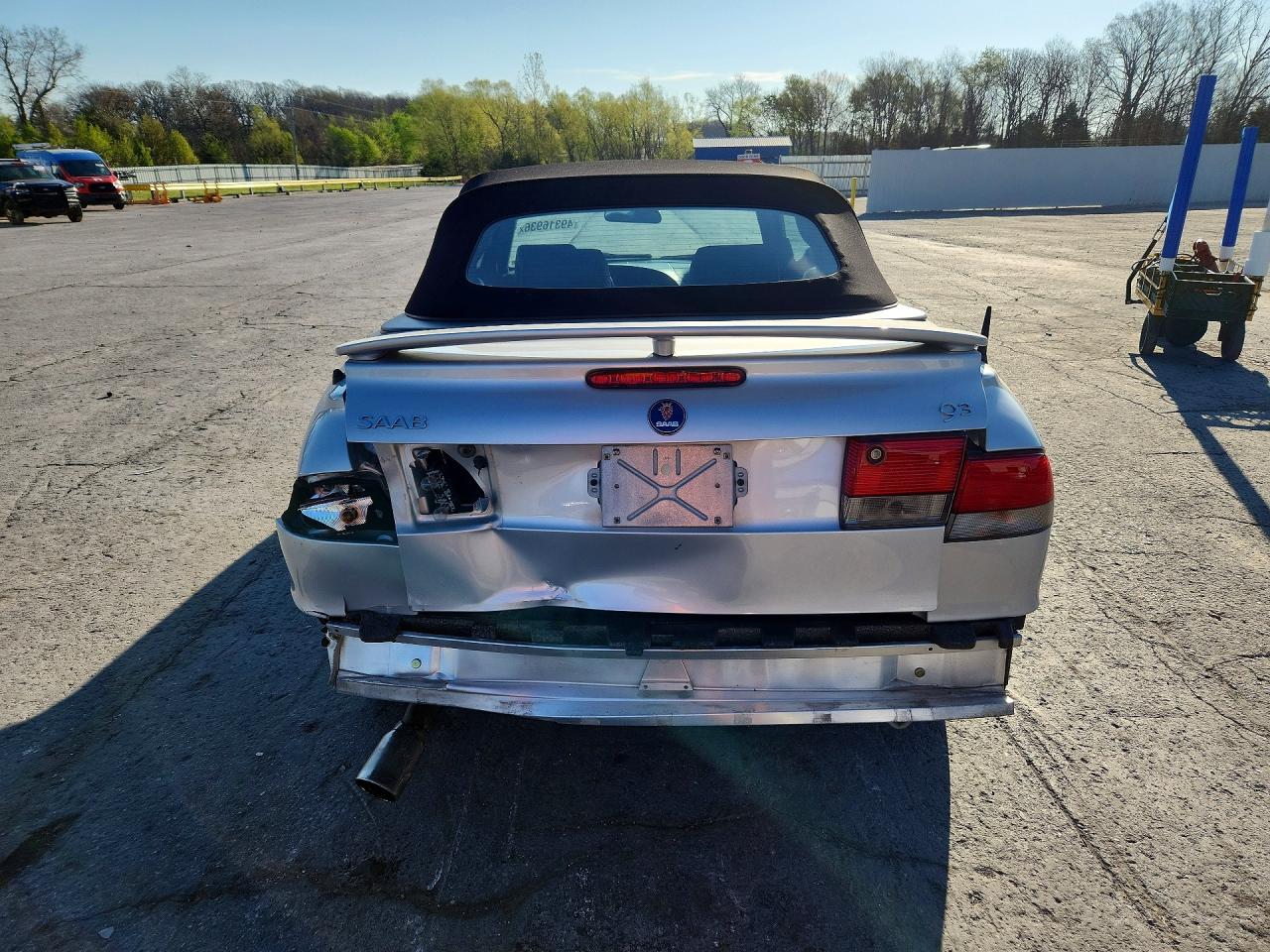 2003 Saab 9-3 Se Silver vin: YS3DF75K537012992