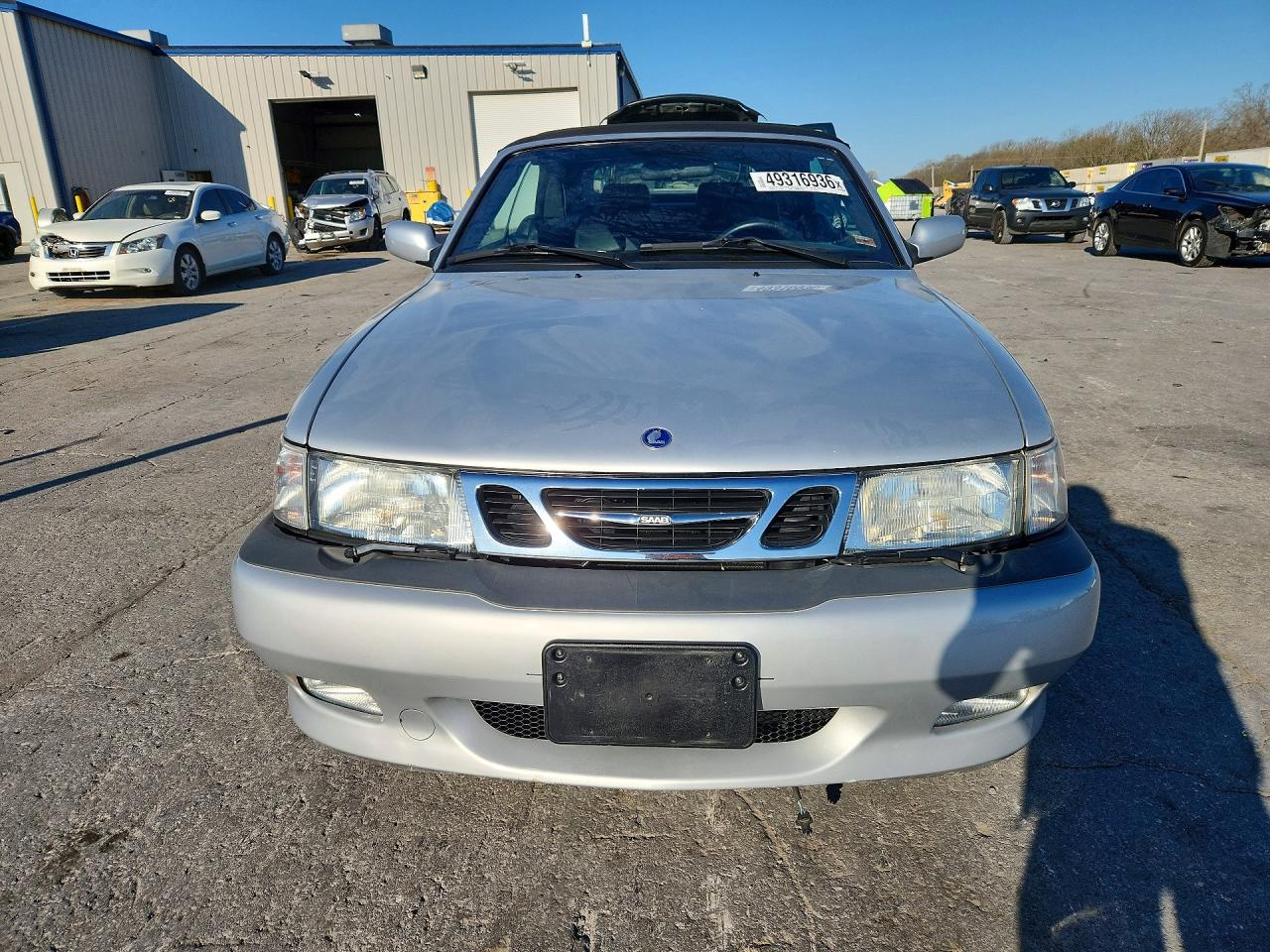 2003 Saab 9-3 Se Silver vin: YS3DF75K537012992