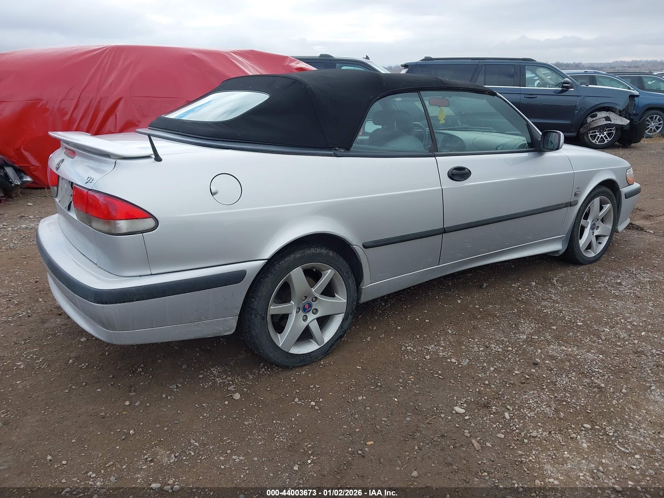 2002 Saab 9-3 Se Silver vin: YS3DF75K827012242