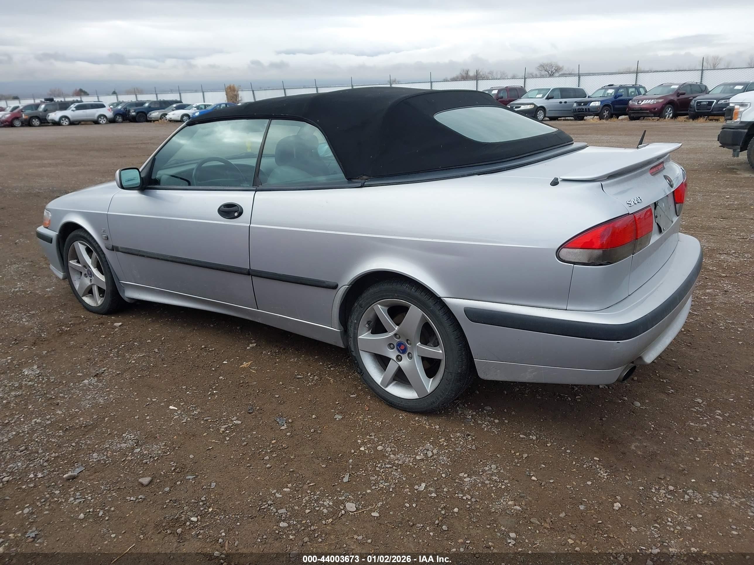 2002 Saab 9-3 Se Silver vin: YS3DF75K827012242