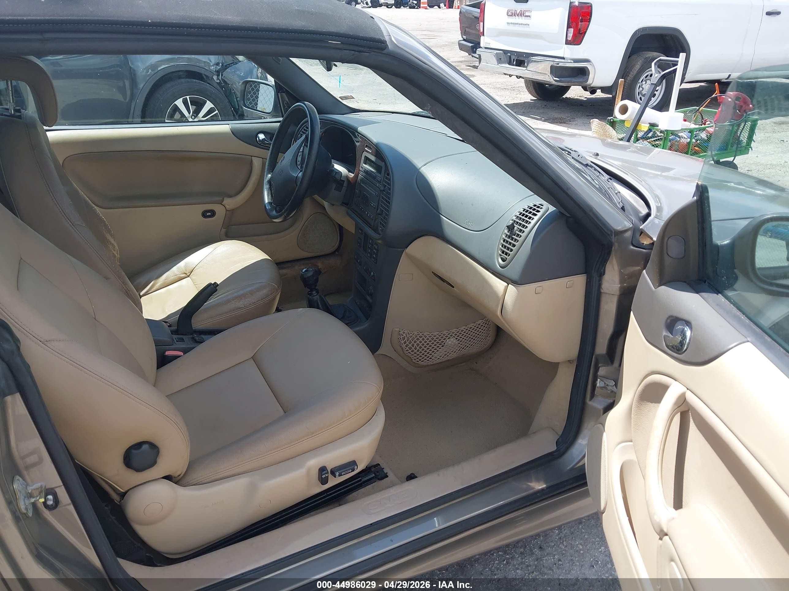 2002 Saab 9-3 Se Brown vin: YS3DF75KX27005020