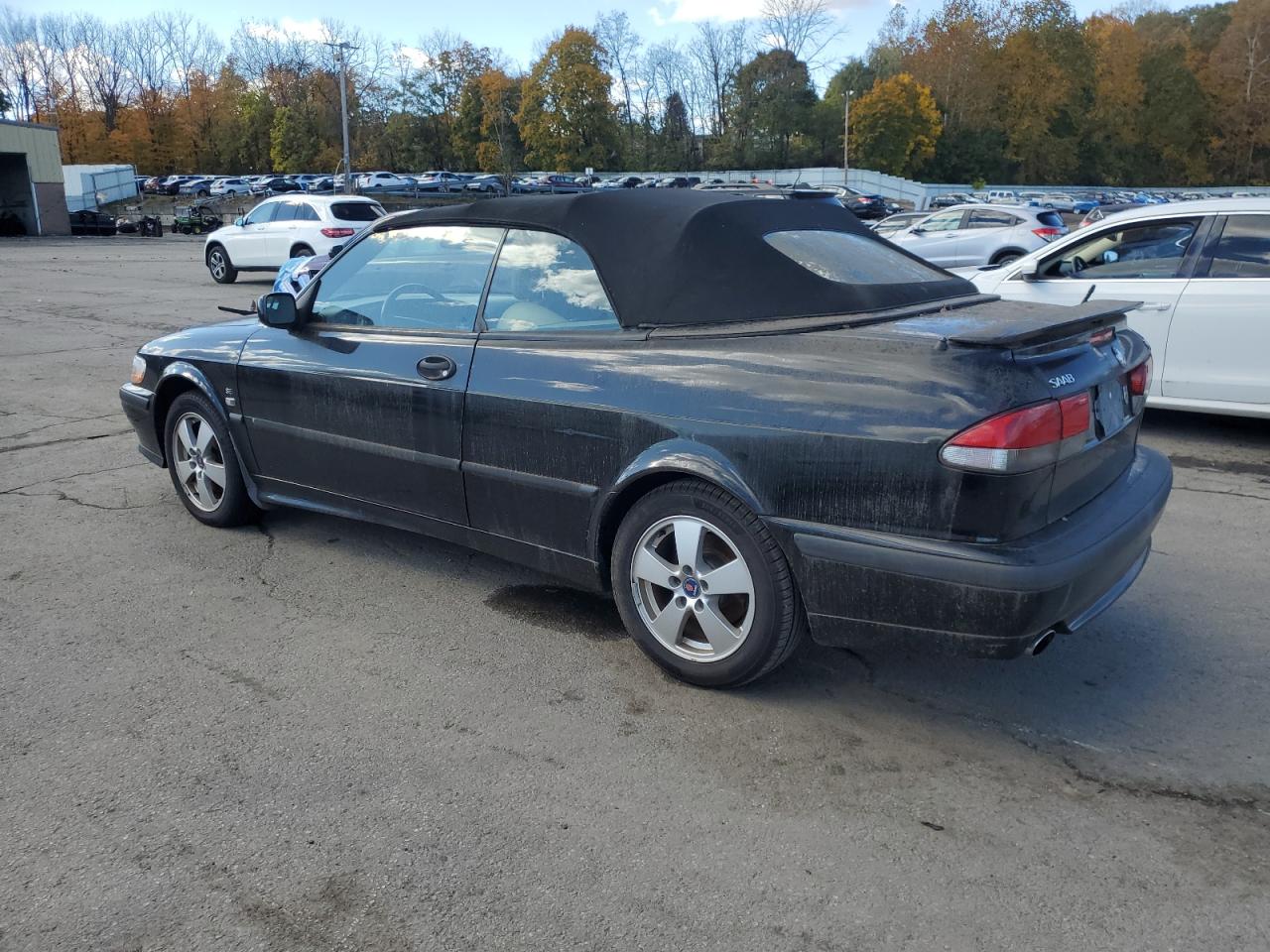 2002 Saab 9-3 Se Black vin: YS3DF75KX27015837