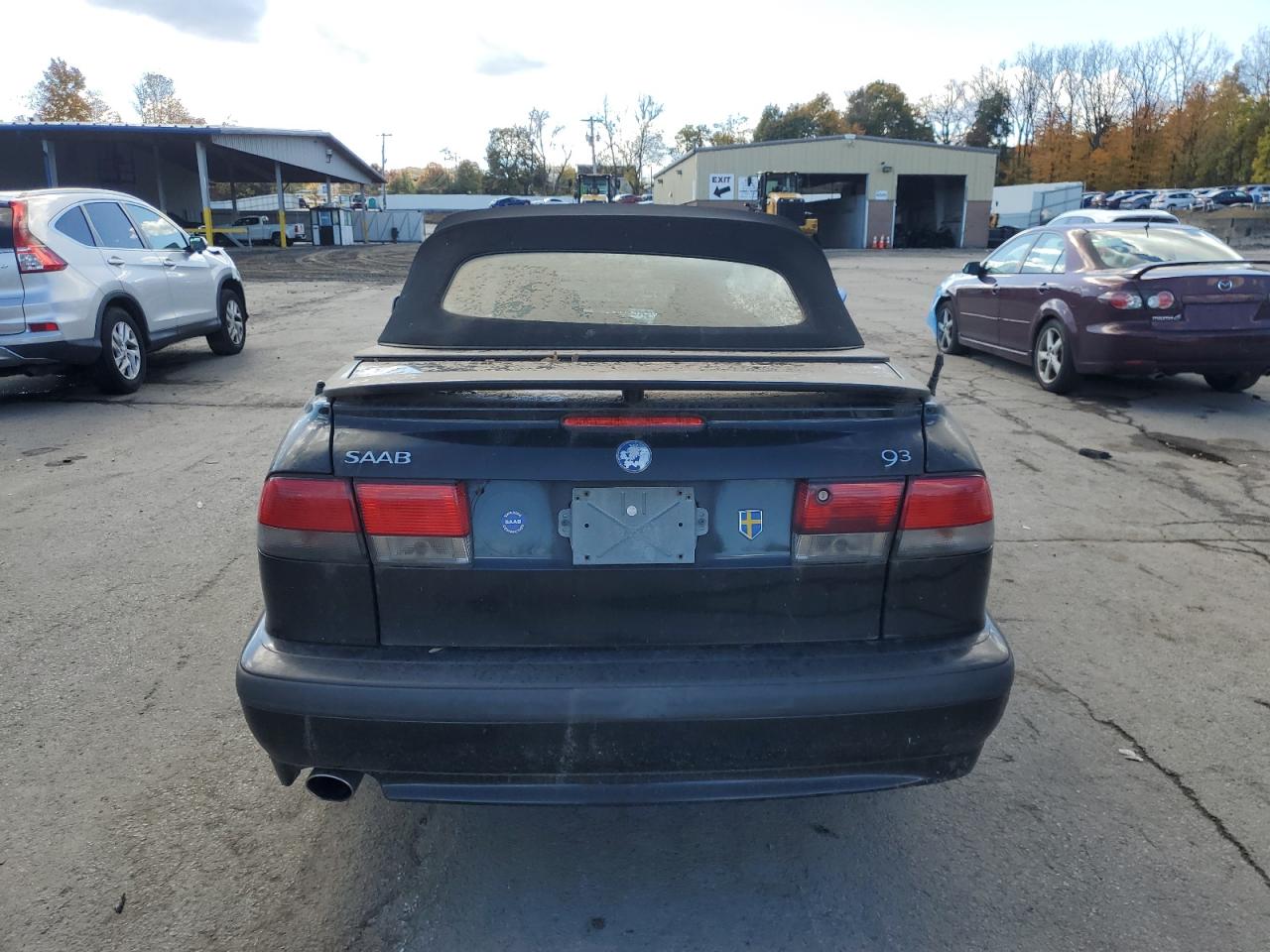 2002 Saab 9-3 Se Black vin: YS3DF75KX27015837
