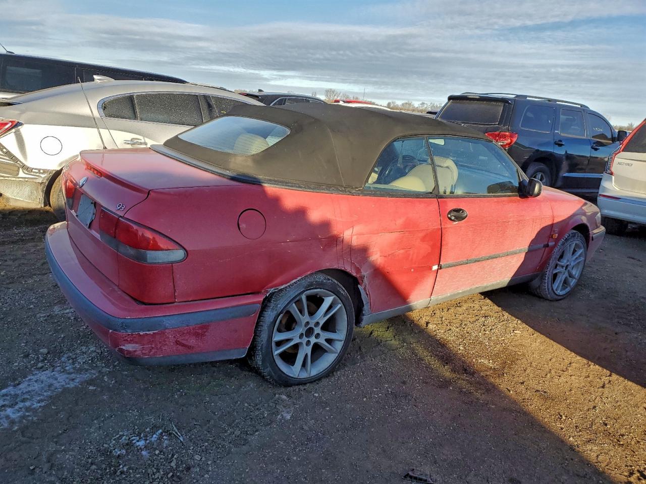 1999 Saab 9-3 Se Red vin: YS3DF75N1X7001116