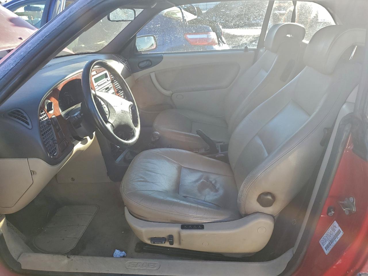 1999 Saab 9-3 Se Red vin: YS3DF75N1X7001116