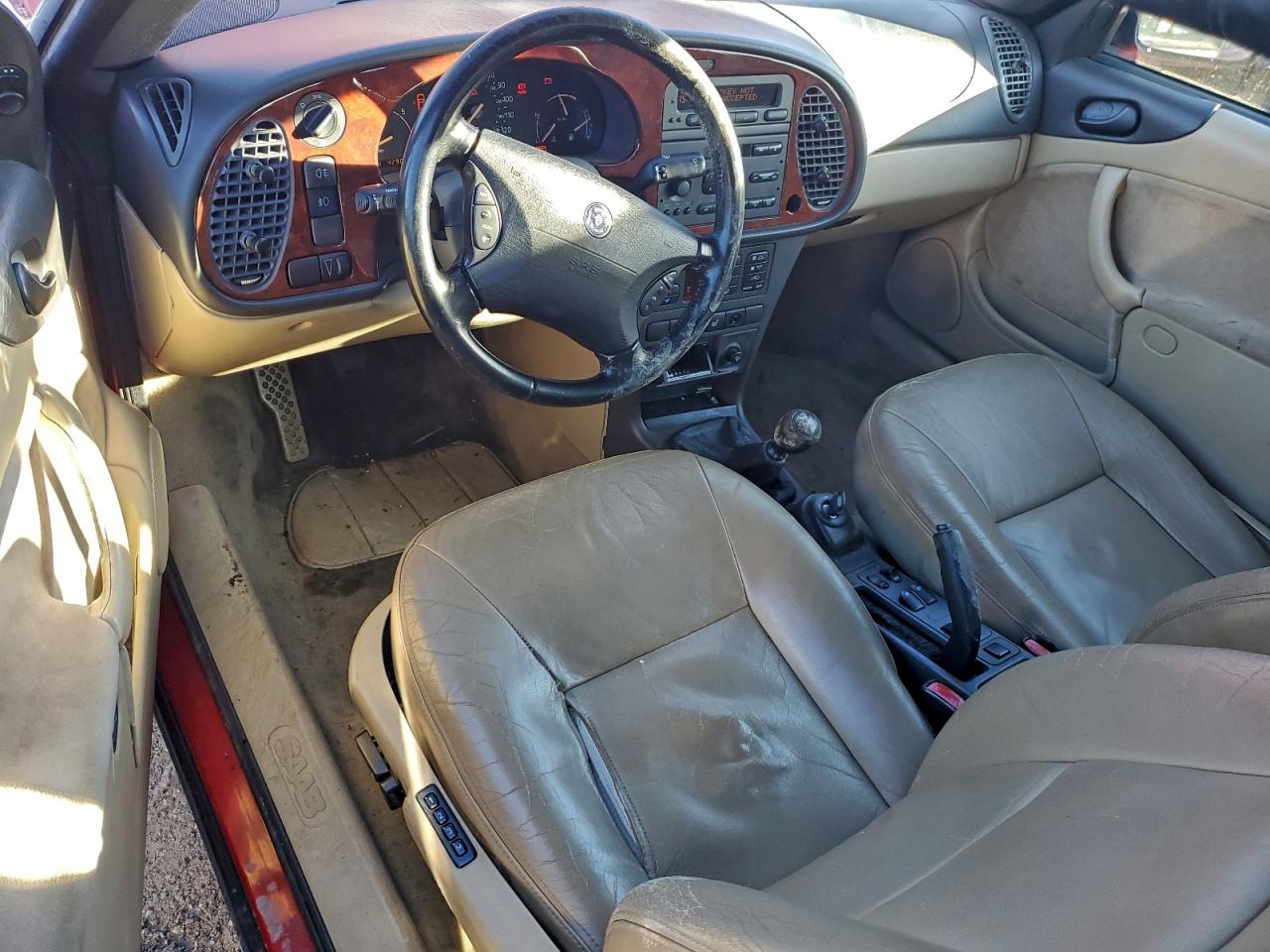 1999 Saab 9-3 Se Red vin: YS3DF75N1X7001116