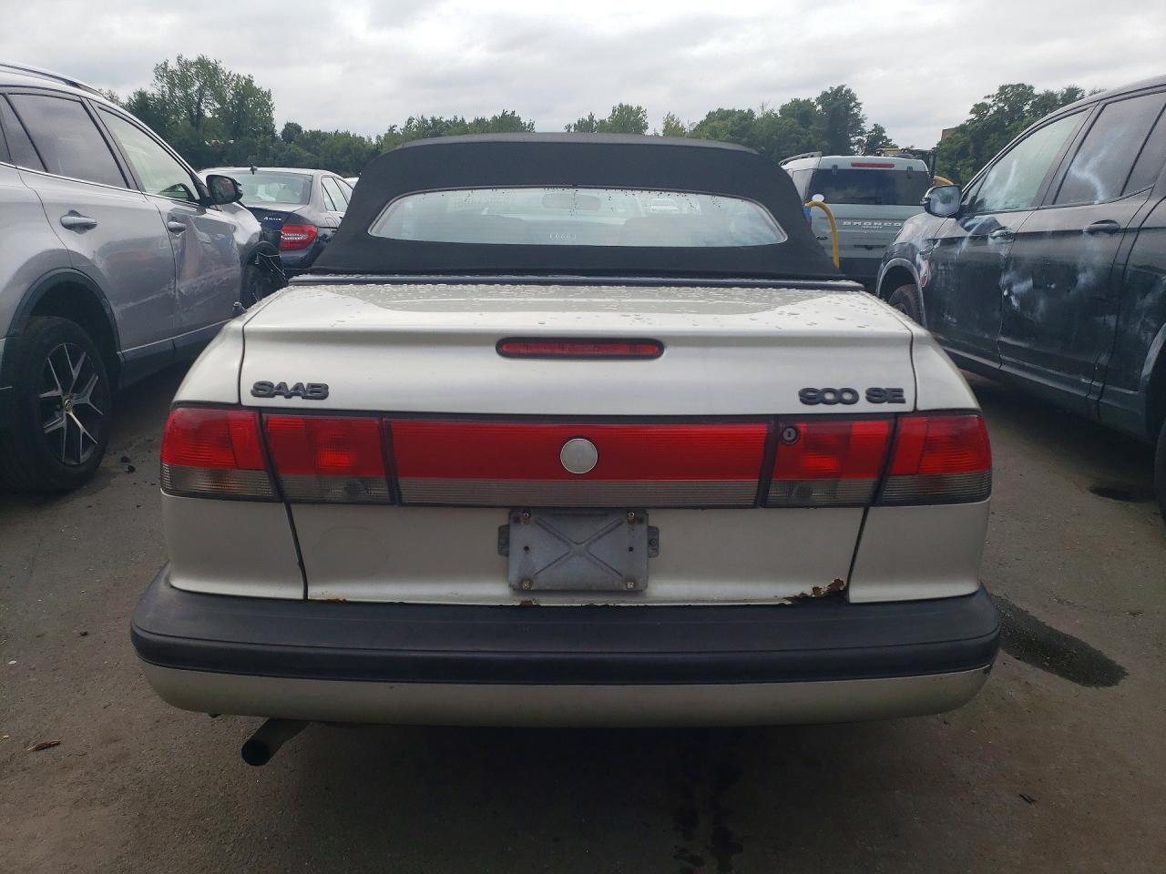 1996 Saab 900 Se Turbo Tan vin: YS3DF75N3T7008515