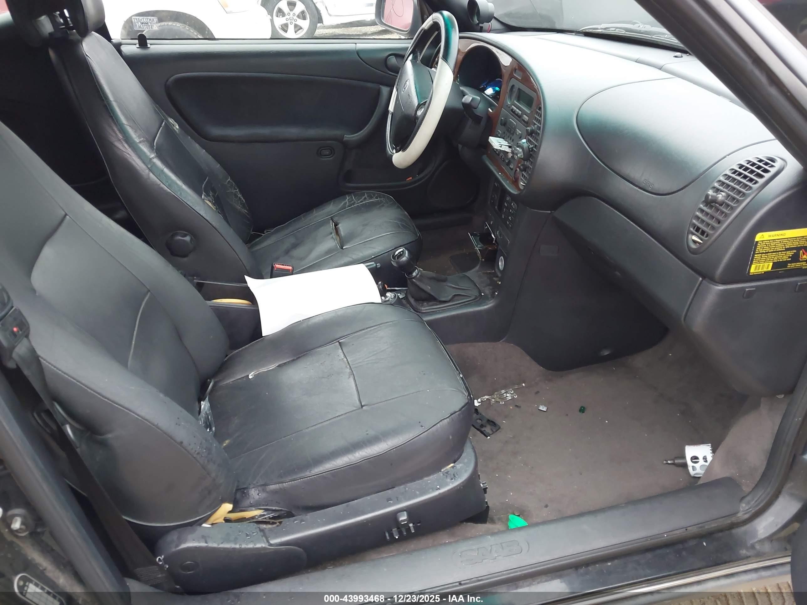 1997 Saab 900 Se Черный vin: YS3DF75N6V7010262