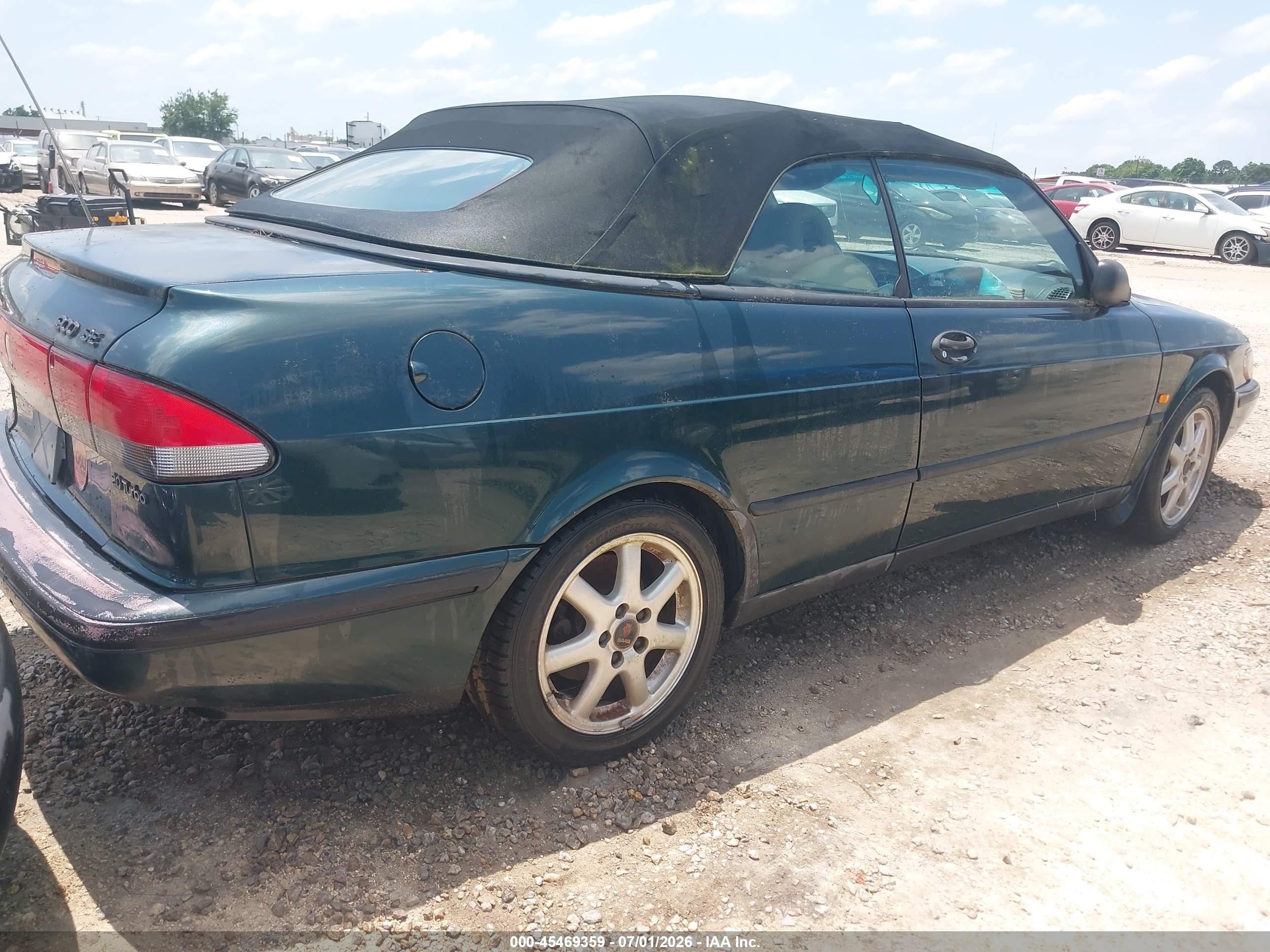 1998 Saab 900 Se Green vin: YS3DF75N9W7004876