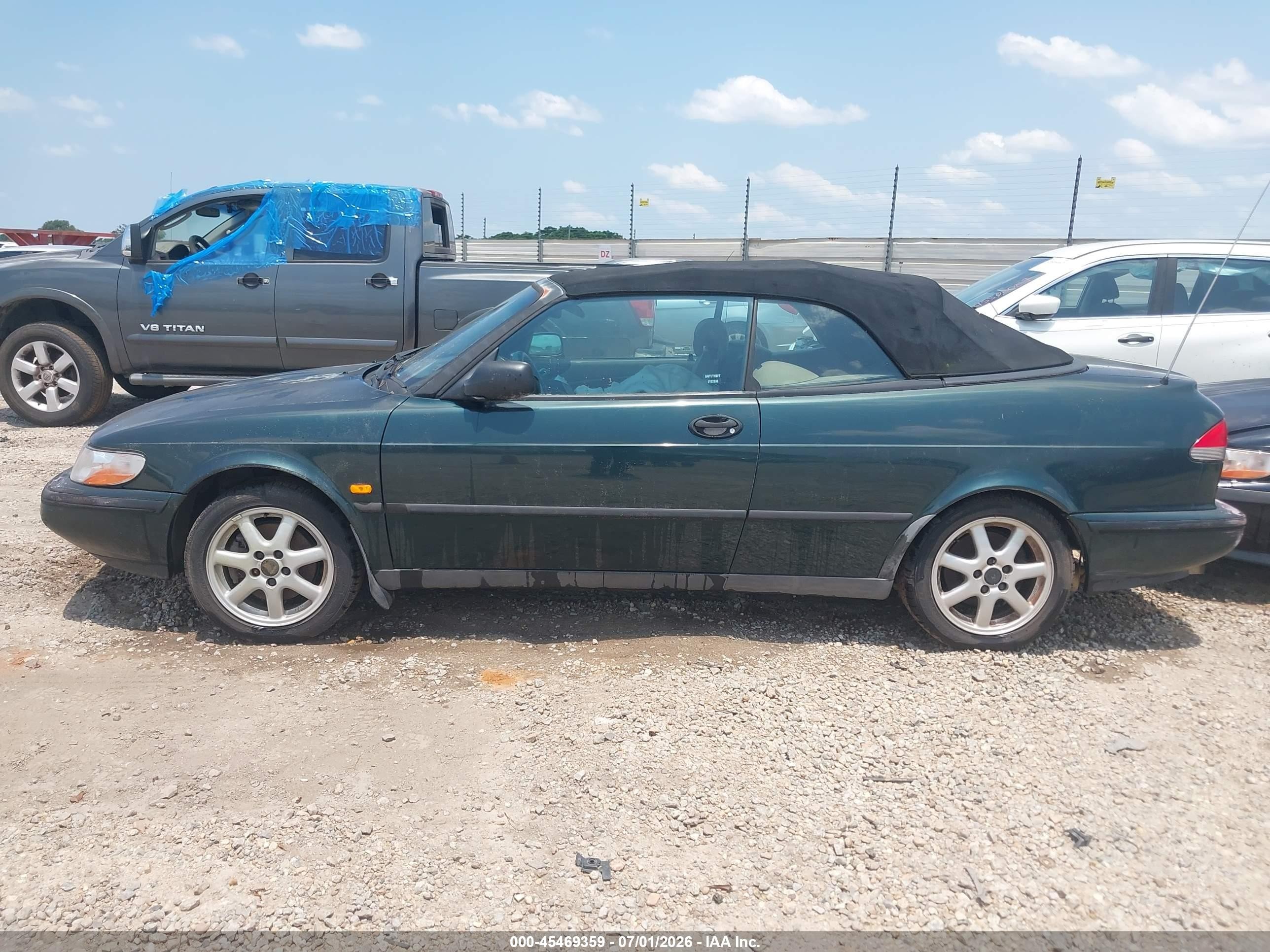 1998 Saab 900 Se Green vin: YS3DF75N9W7004876