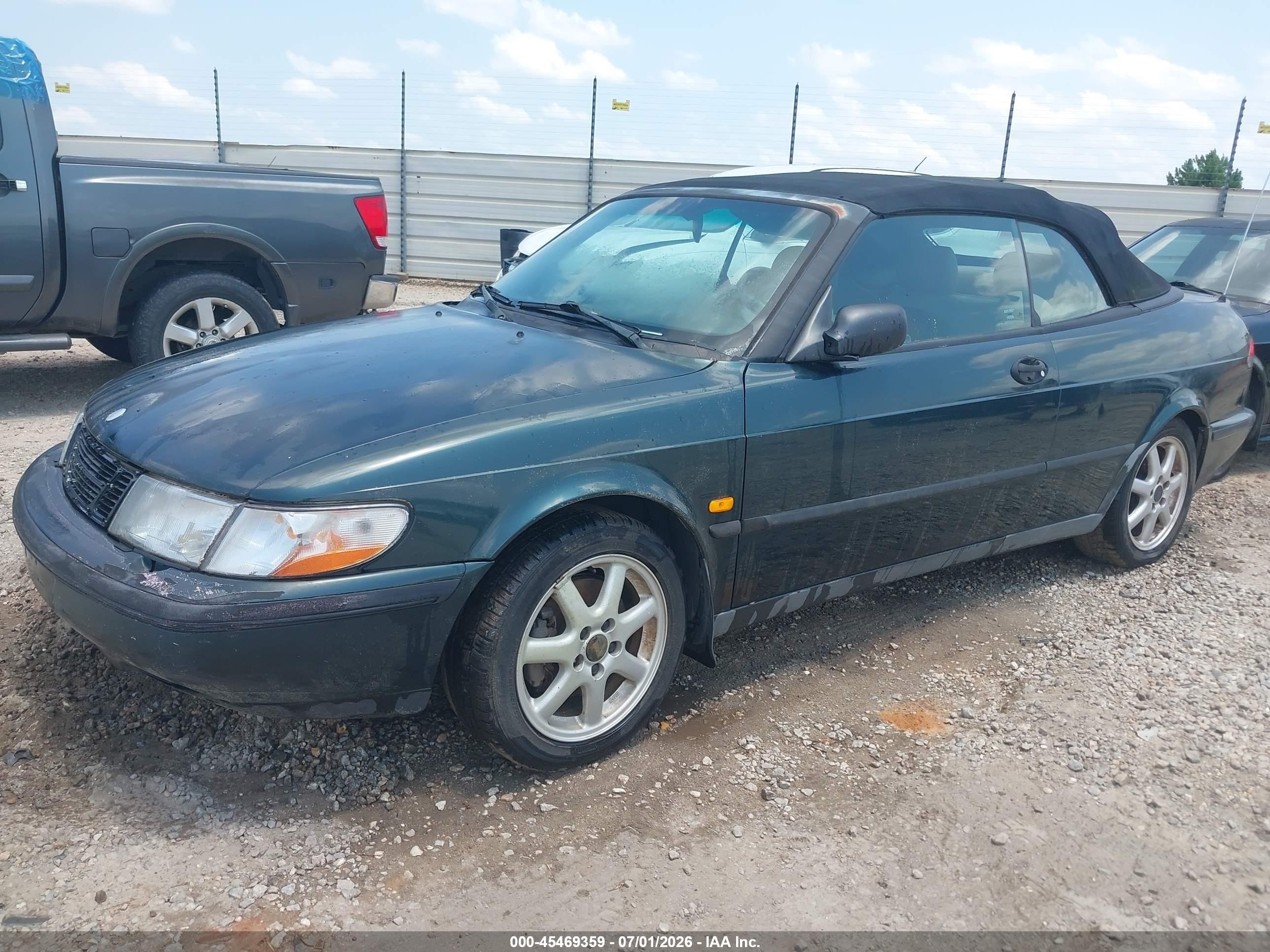 1998 Saab 900 Se Green vin: YS3DF75N9W7004876