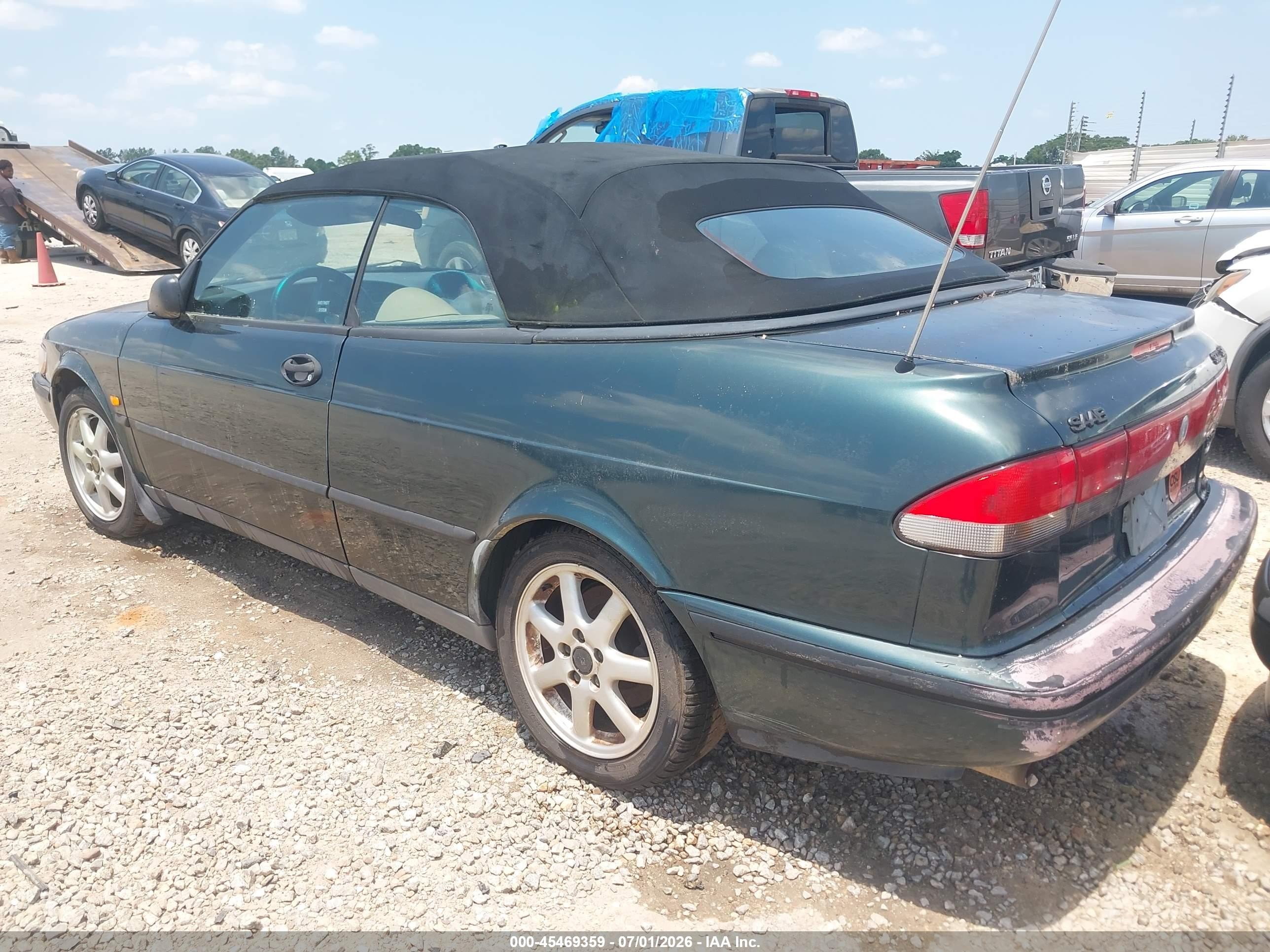 1998 Saab 900 Se Green vin: YS3DF75N9W7004876
