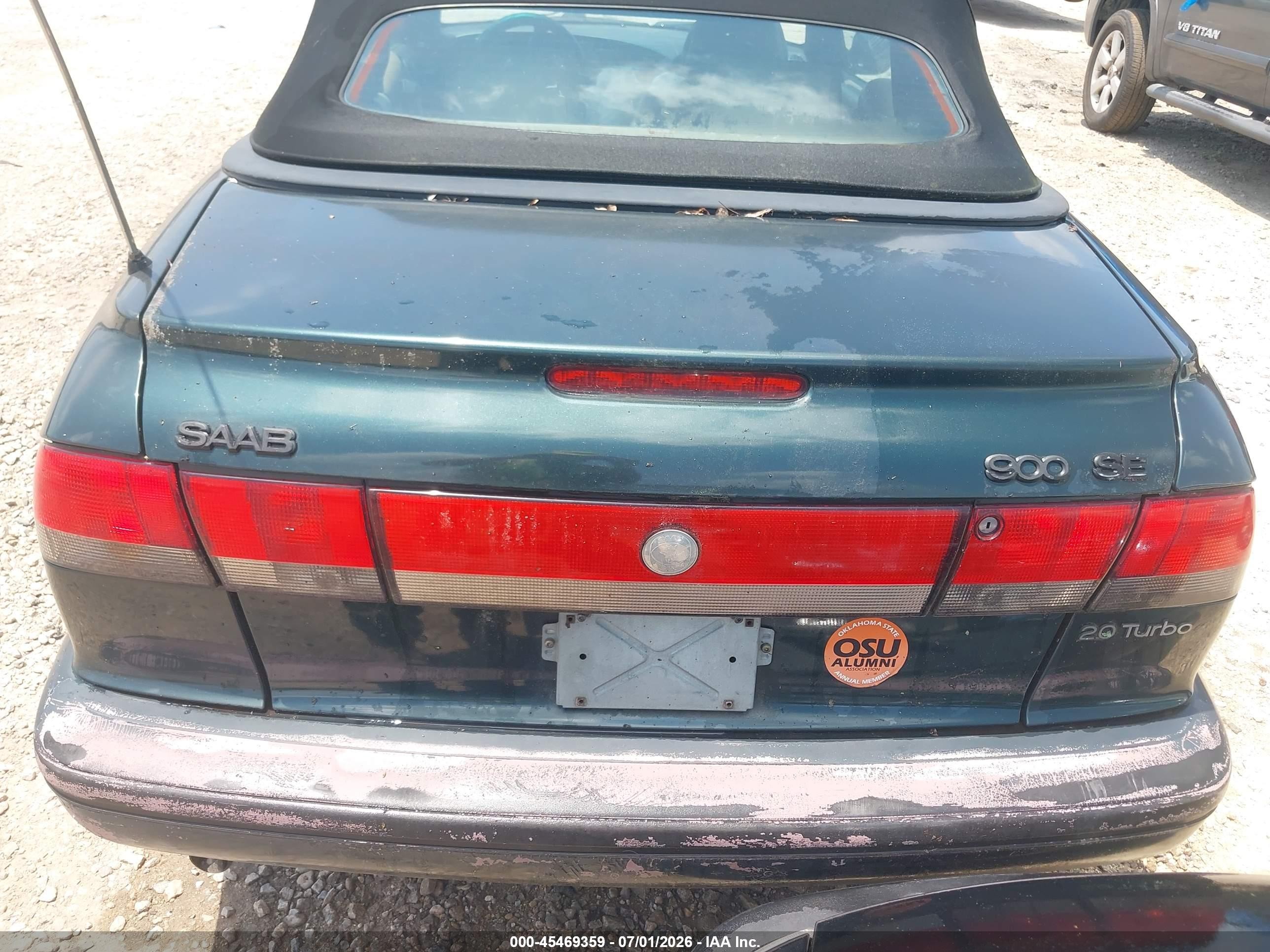 1998 Saab 900 Se Green vin: YS3DF75N9W7004876