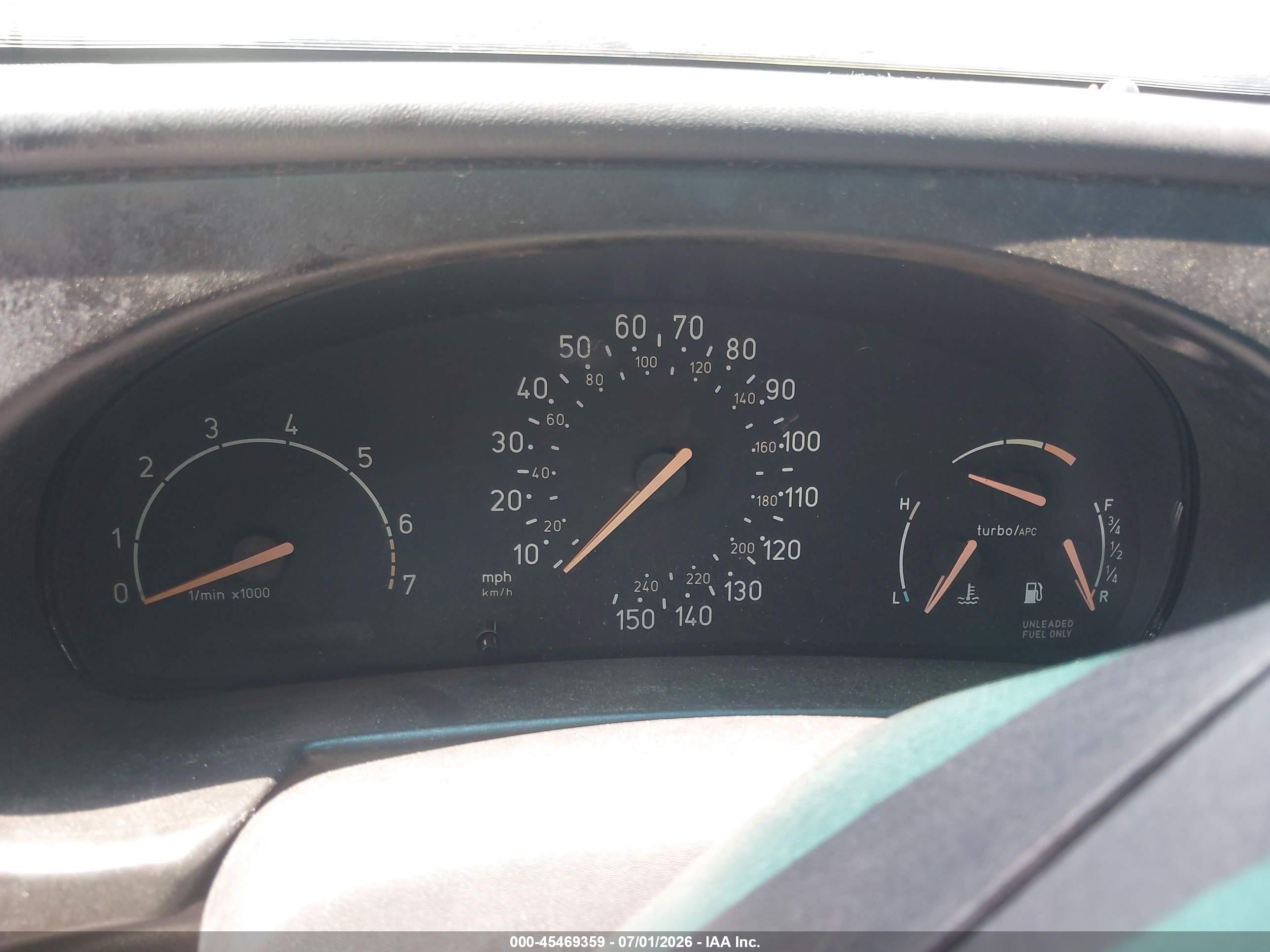 1998 Saab 900 Se Green vin: YS3DF75N9W7004876