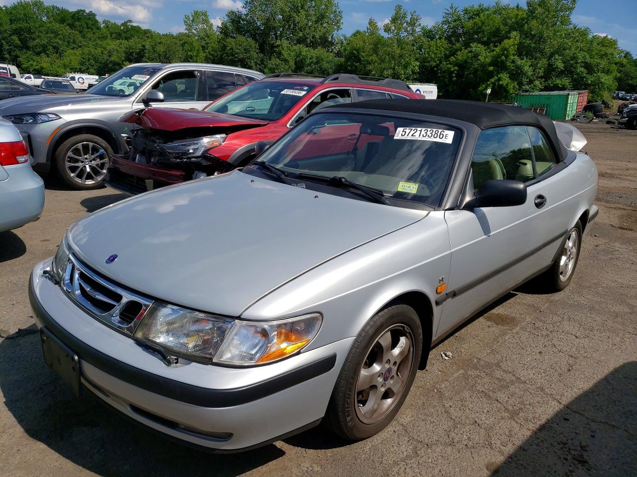 1999 Saab 9-3 Se Silver vin: YS3DF75P1X7021982