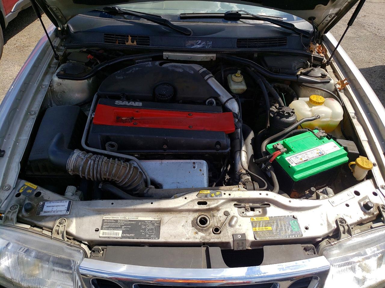 1999 Saab 9-3 Se Silver vin: YS3DF75P1X7021982