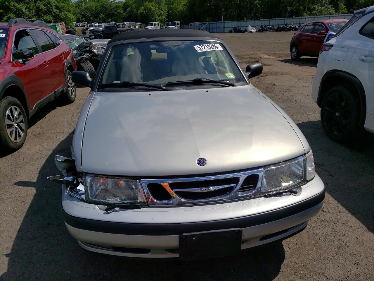1999 Saab 9-3 Se Silver vin: YS3DF75P1X7021982