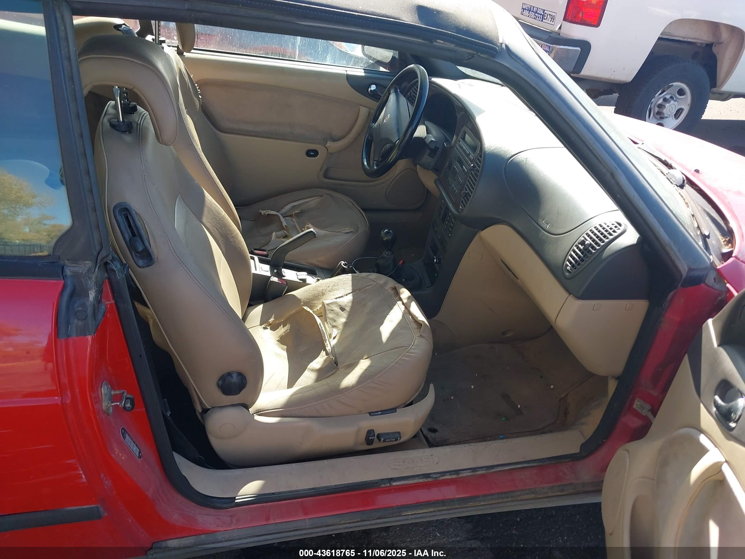 1999 Saab 9-3 Se Red vin: YS3DF75P5X7024934