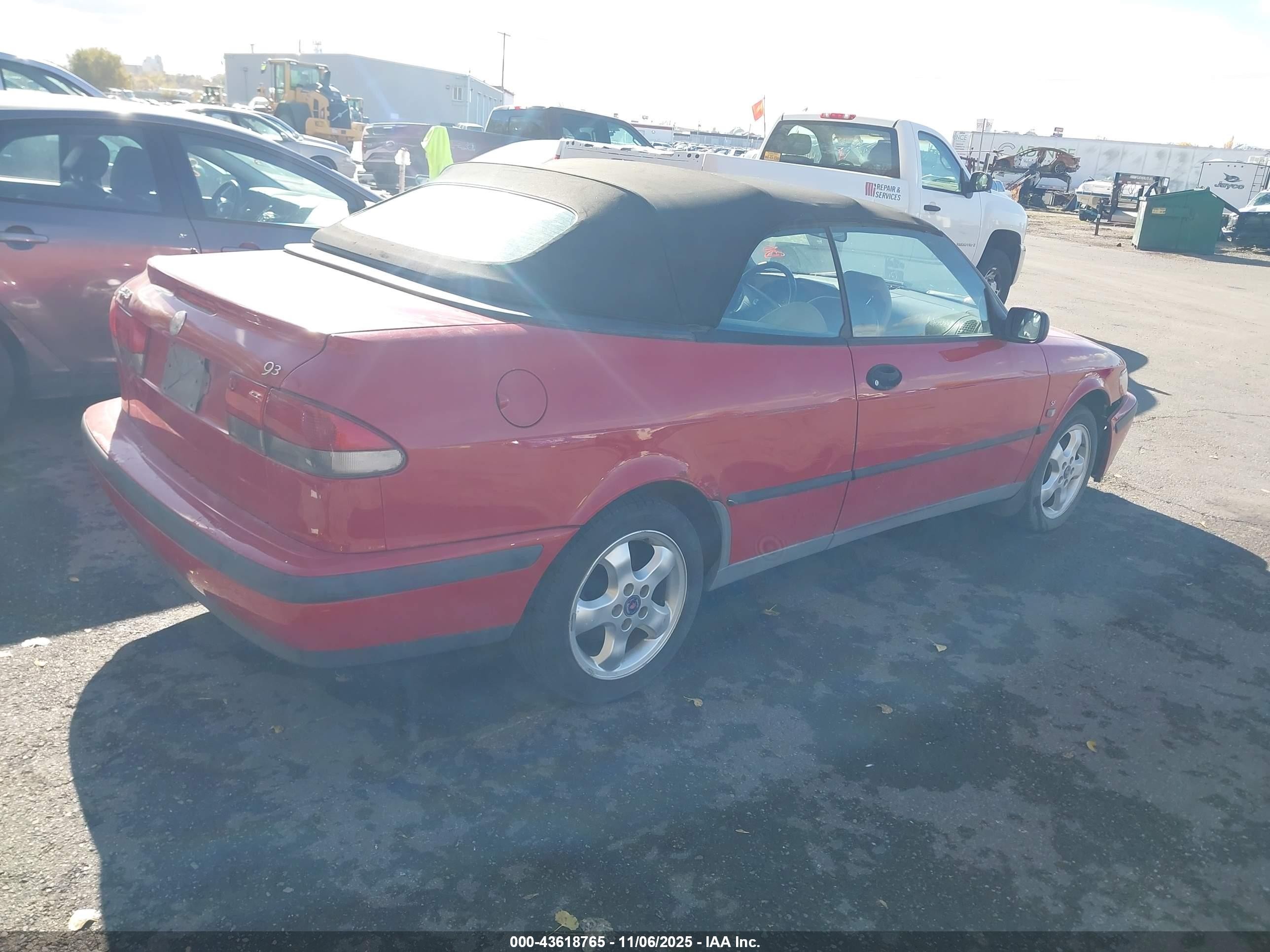 1999 Saab 9-3 Se Red vin: YS3DF75P5X7024934