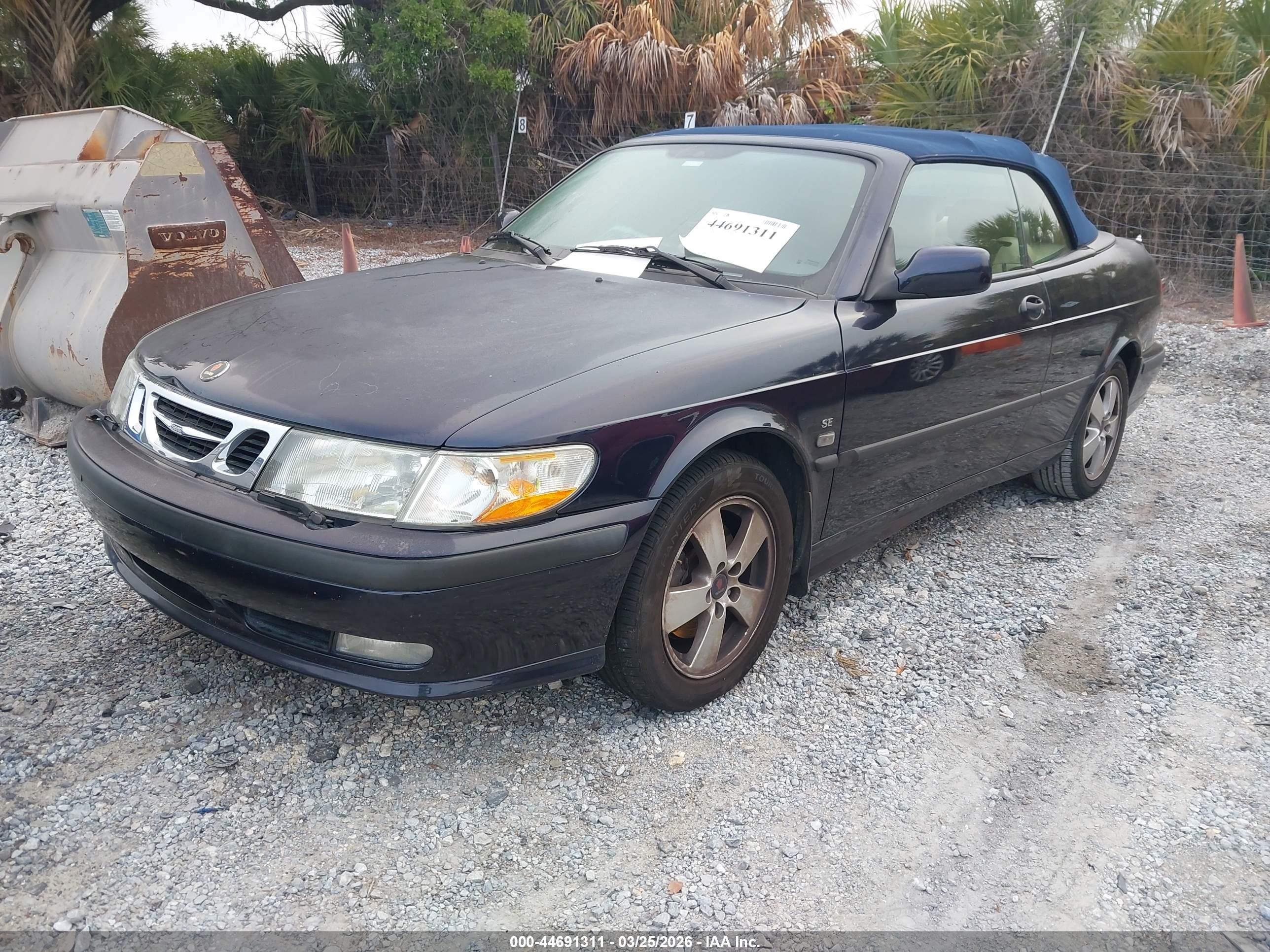 2003 Saab 9-3 Se Blue vin: YS3DF78K037002494
