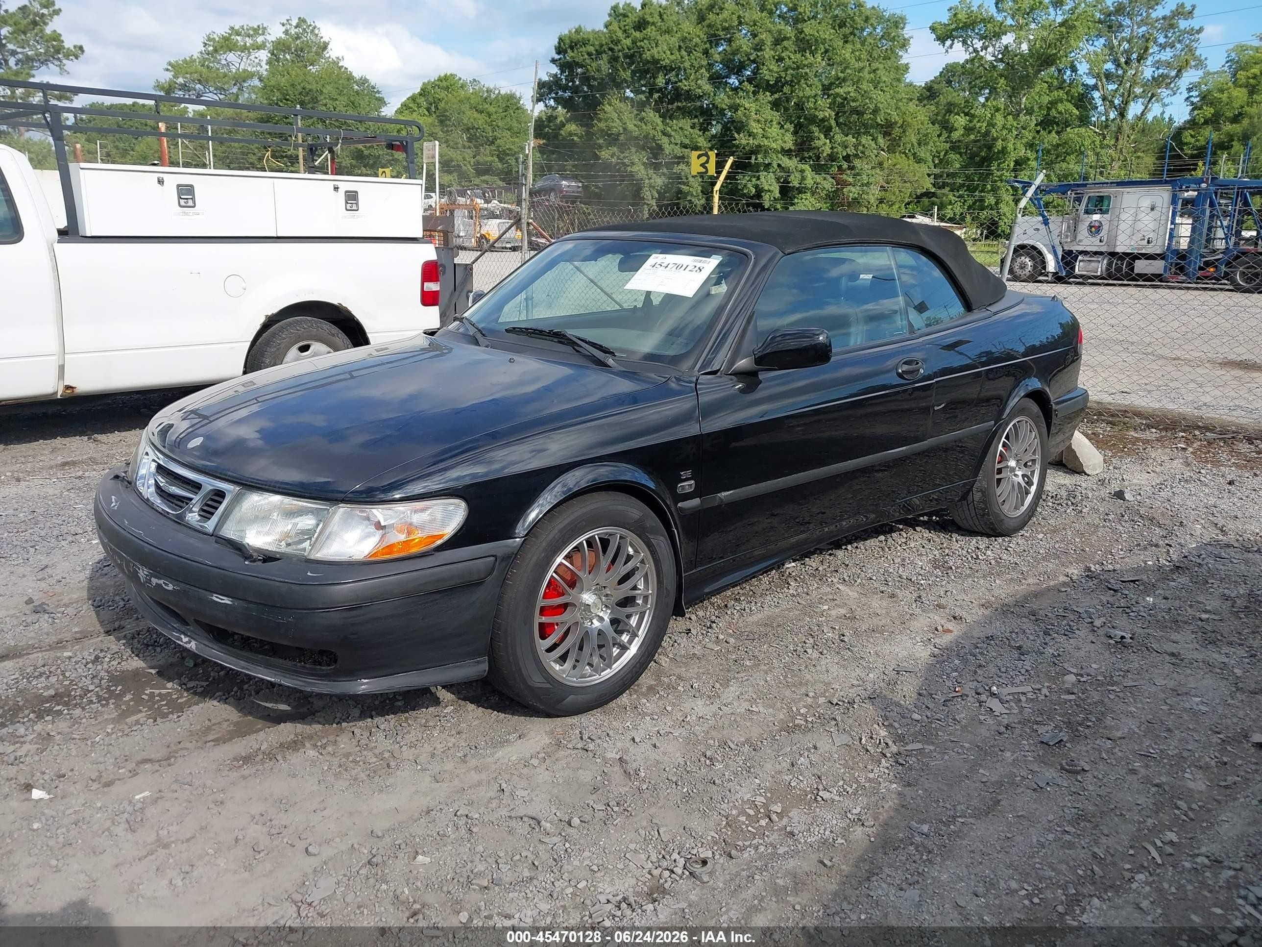 2003 Saab 9-3 Se Black vin: YS3DF78K037009476