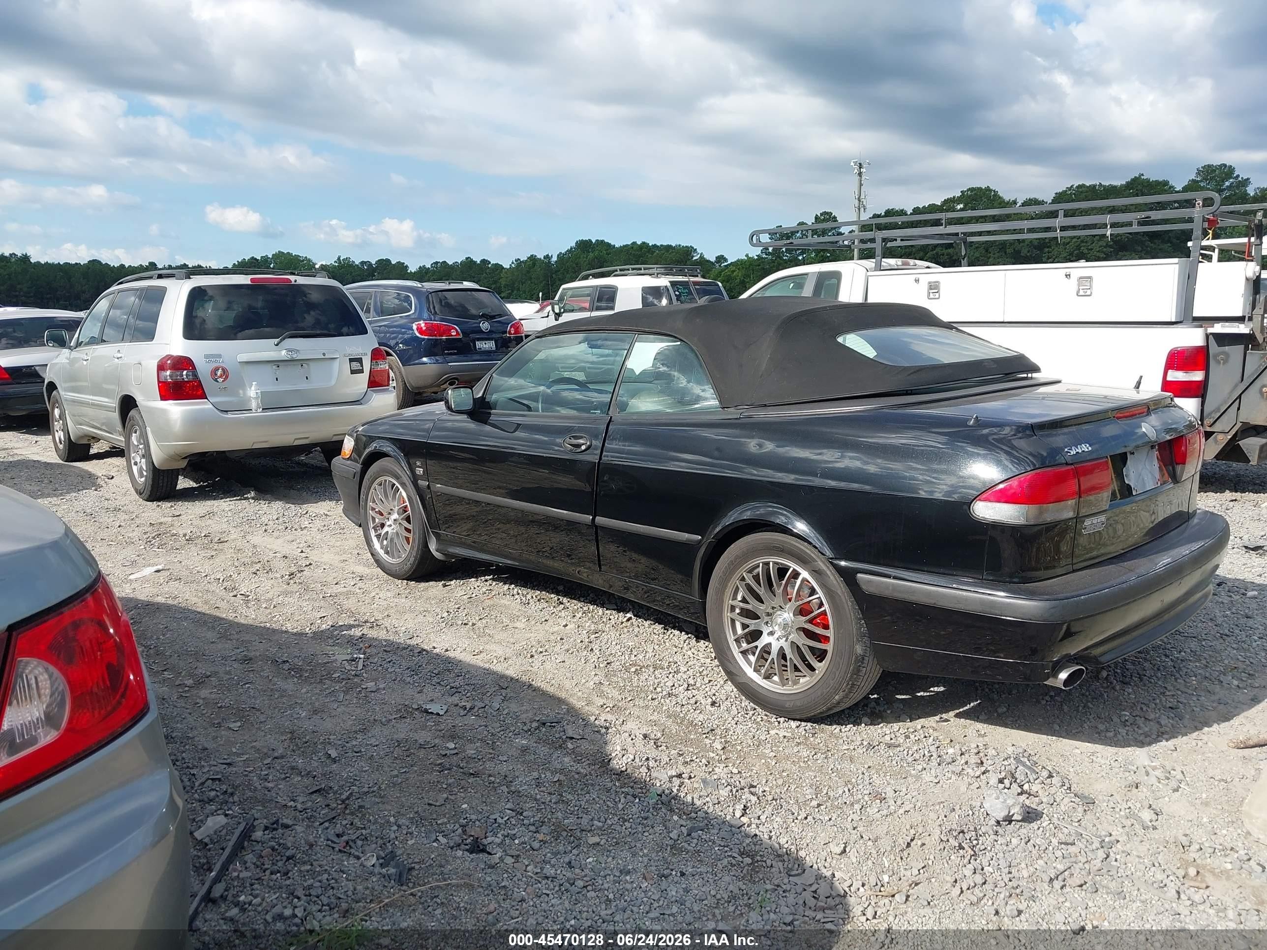 2003 Saab 9-3 Se Black vin: YS3DF78K037009476